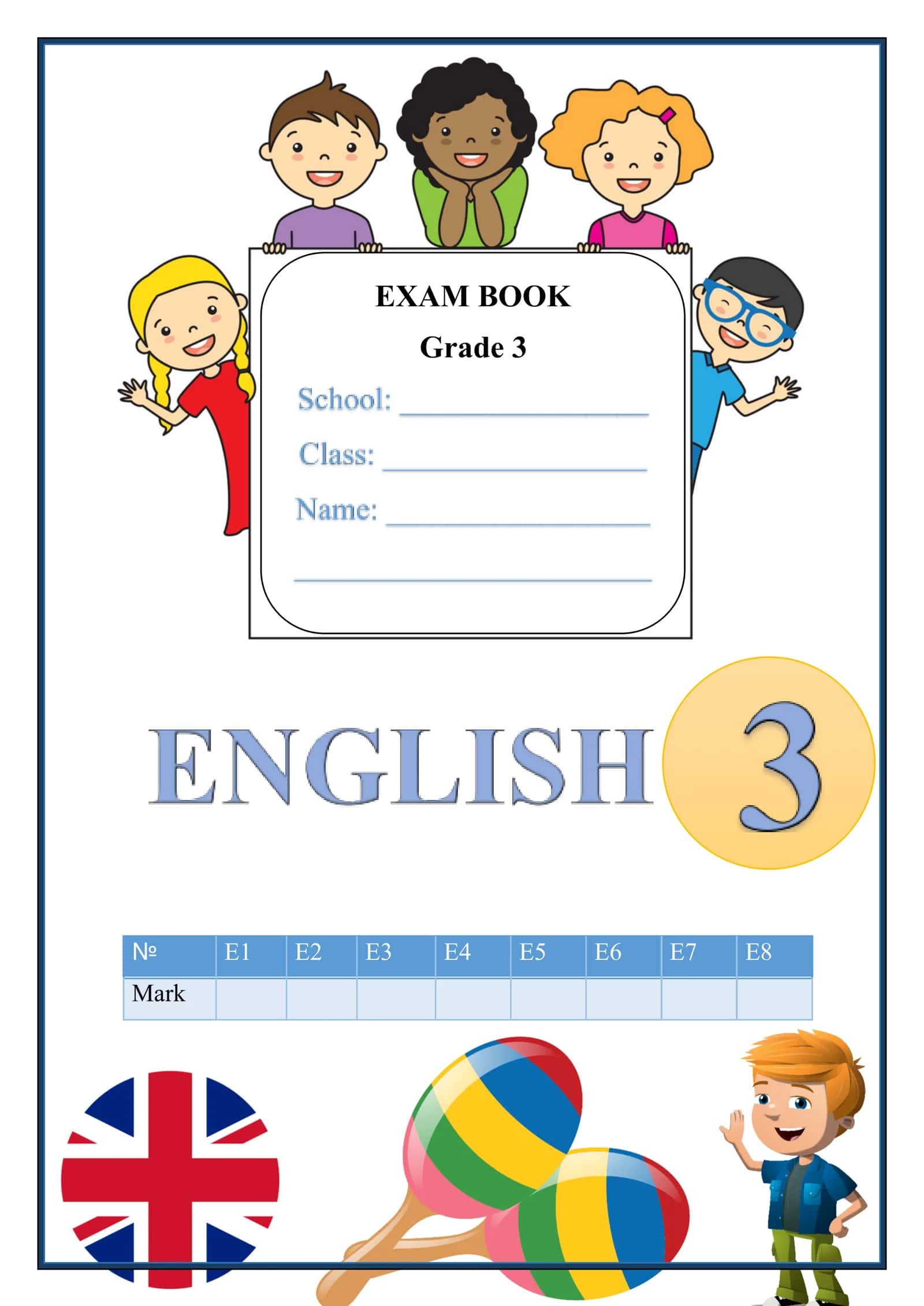 EXAM BOOK grade 3 cw 1