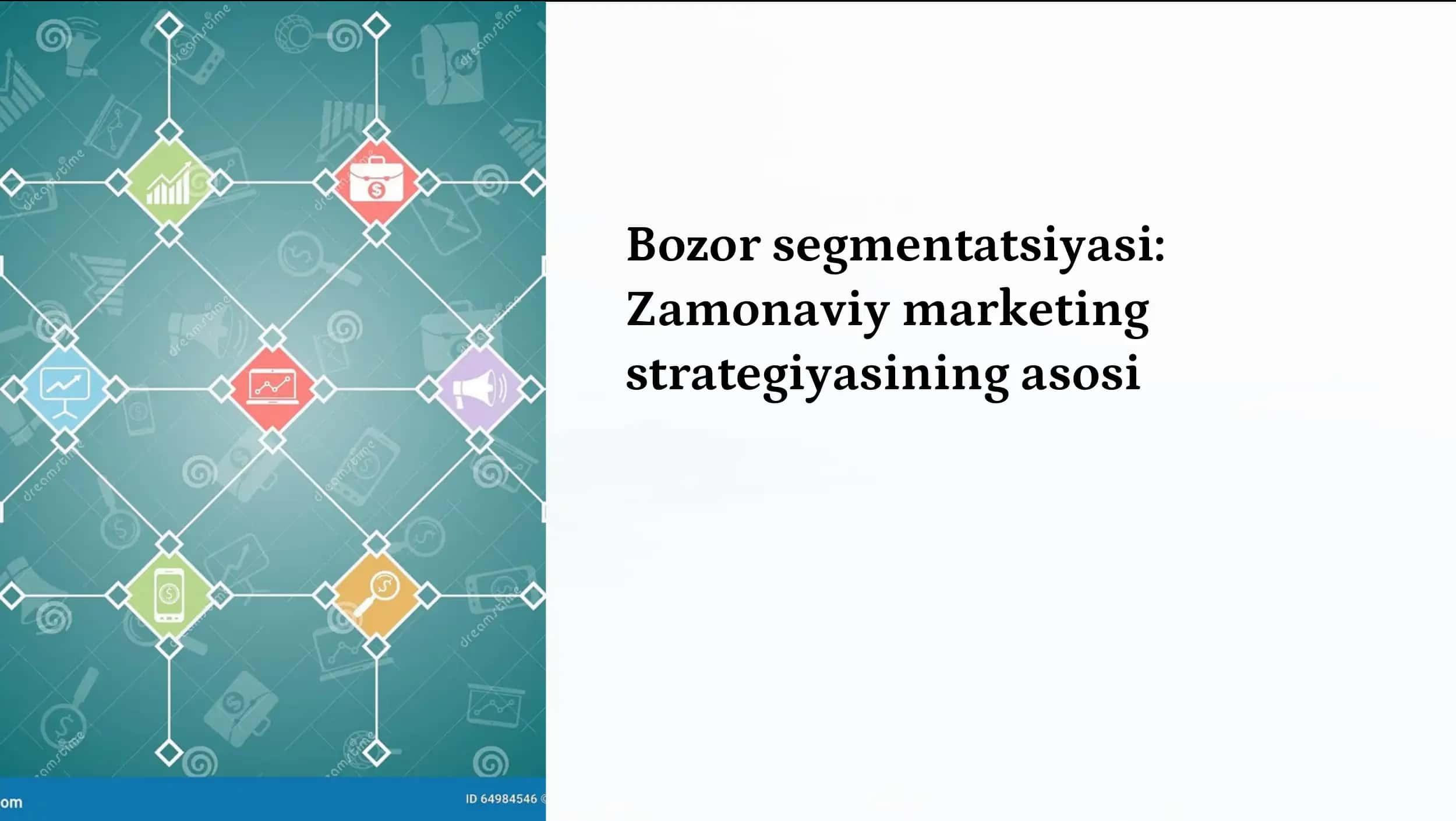 Bozor segmentatsiyasi 1