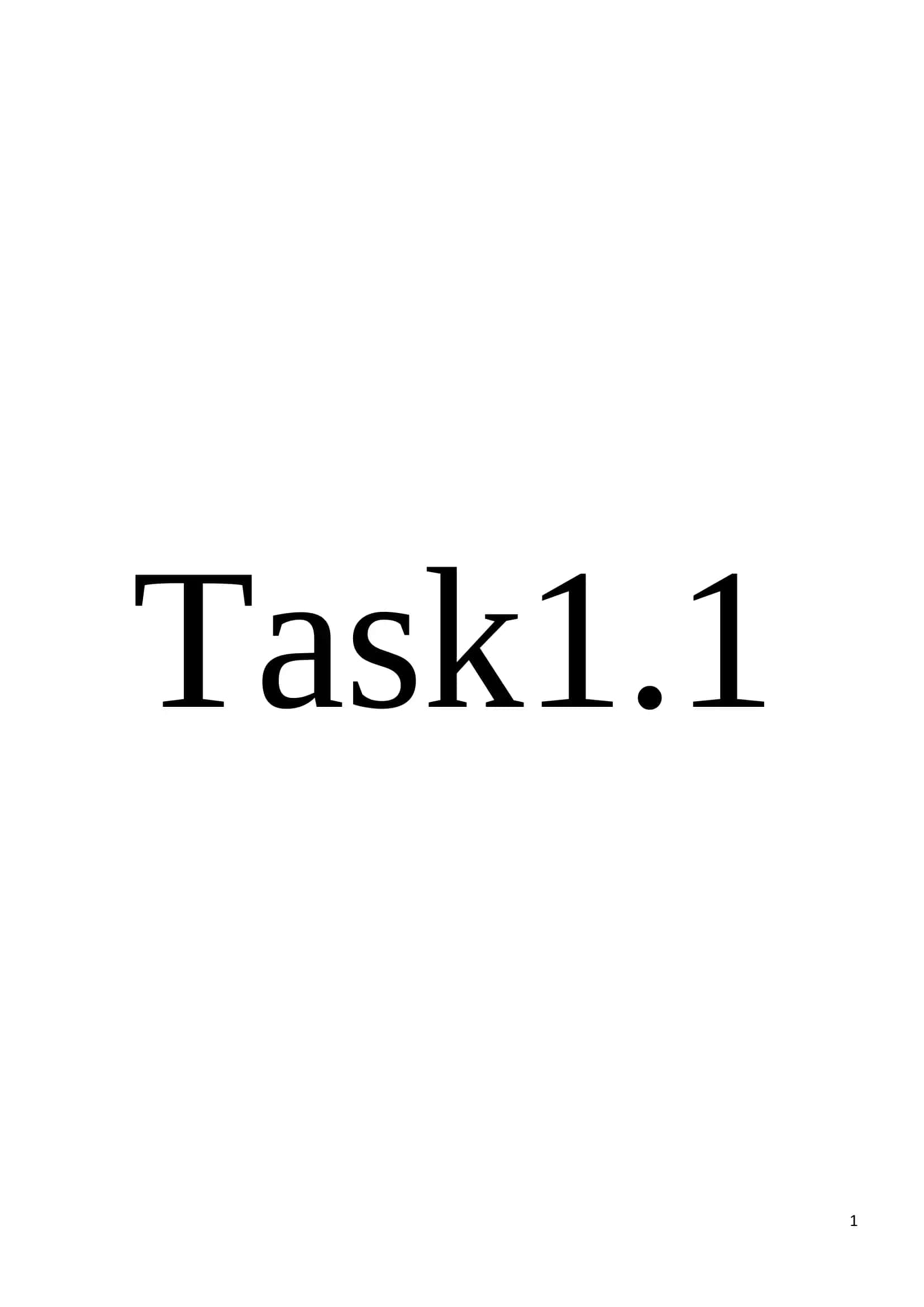Task1.1 1