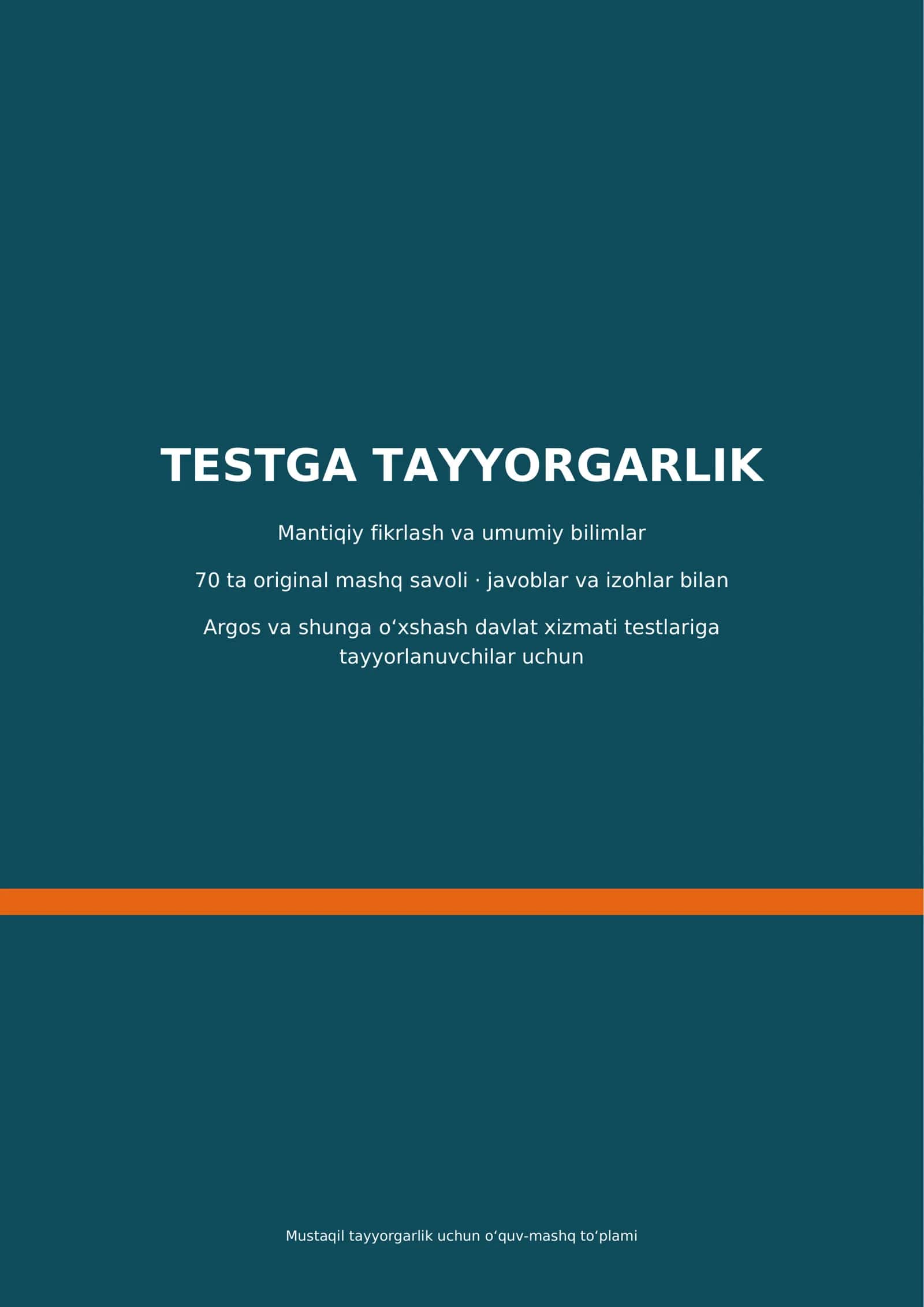 Mustaqil tayyorgarlik uchun o'quv-mashq to'plami 1
