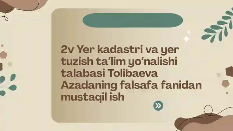 Abu Nasr Forobiy va Gʻazzoliyning falsafa ilimiga qarashlari