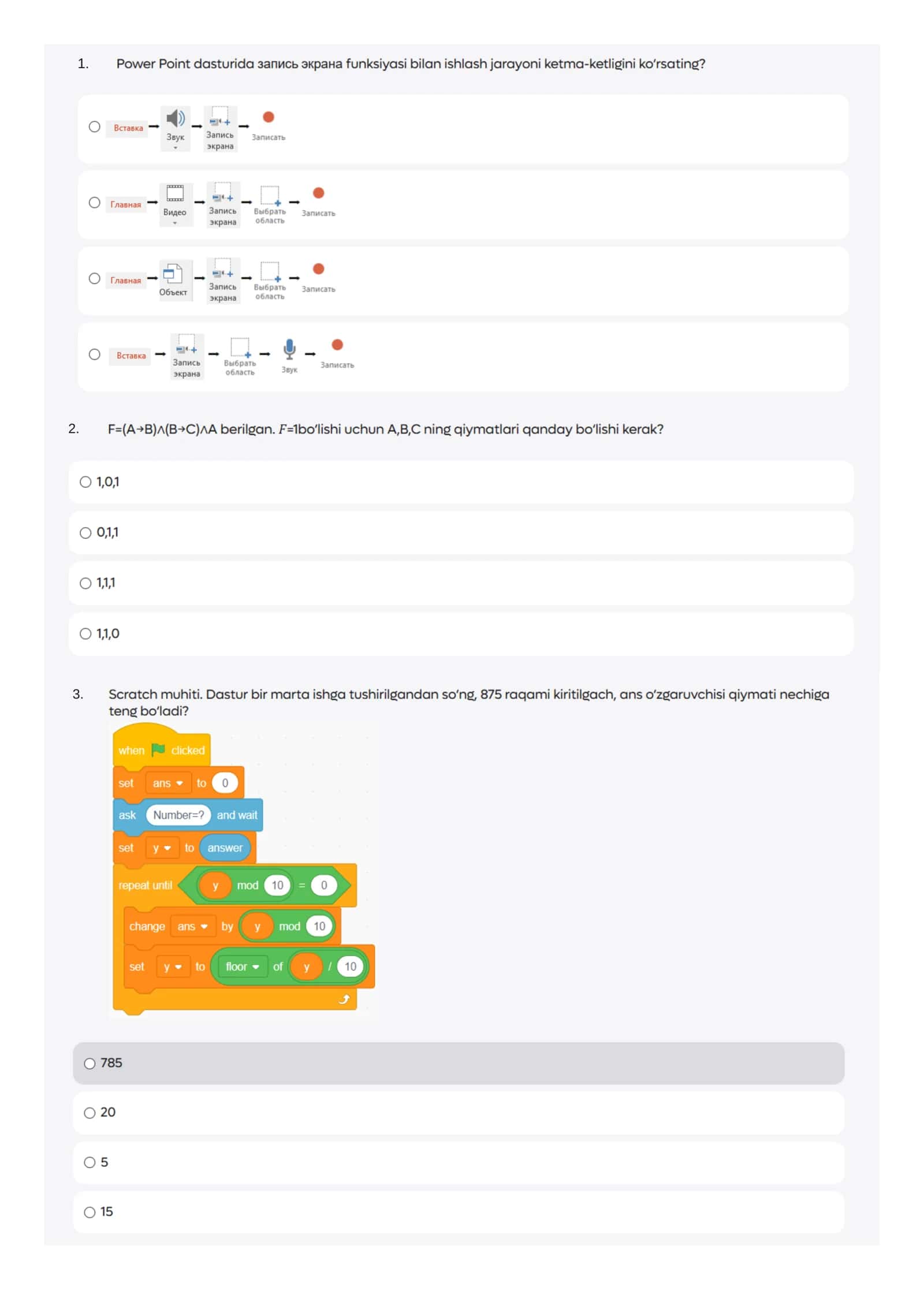 informatika kuzgi demo test 1