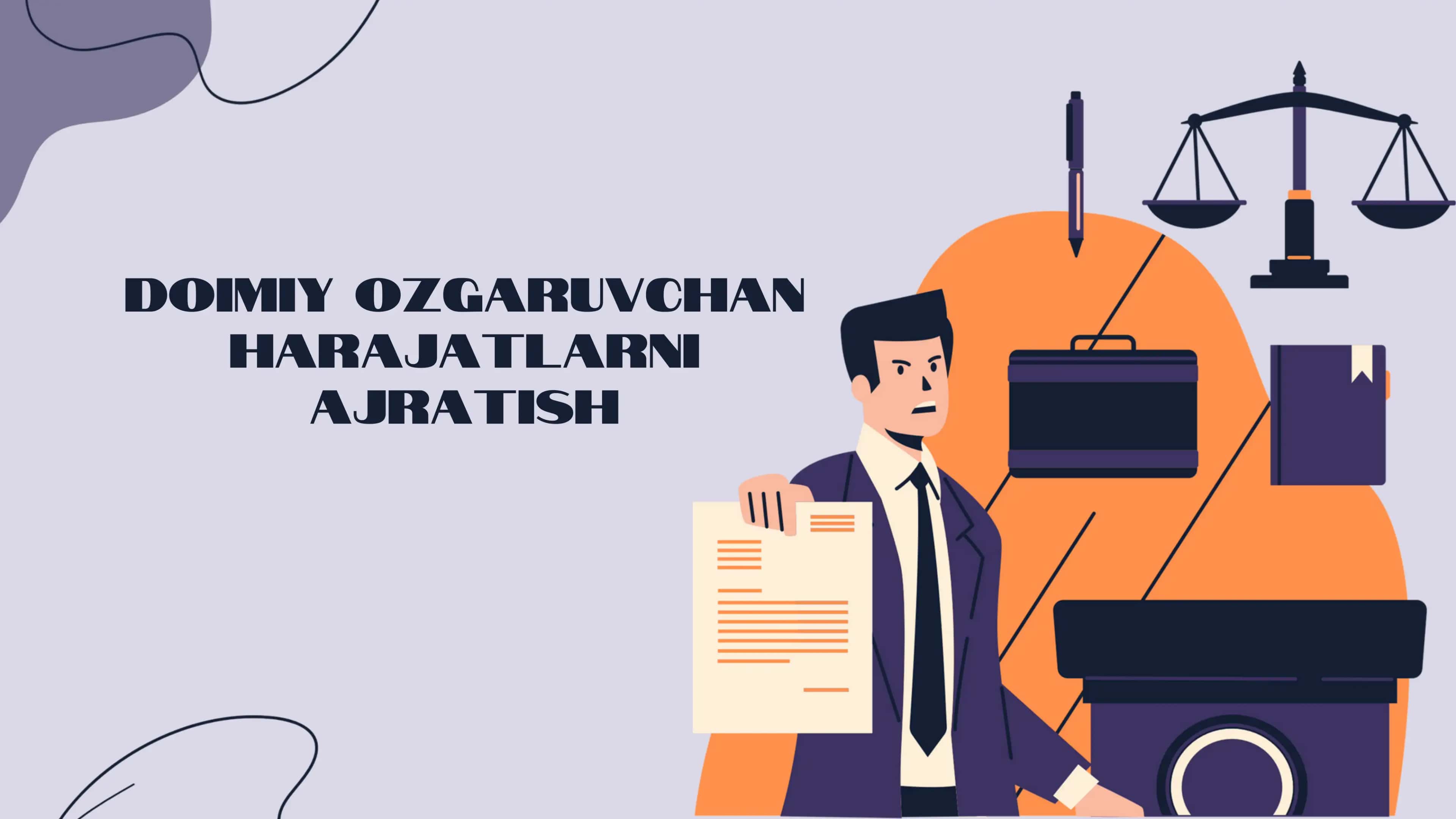 Doimiy ozgaruvchan harajatlarni ajratish 1