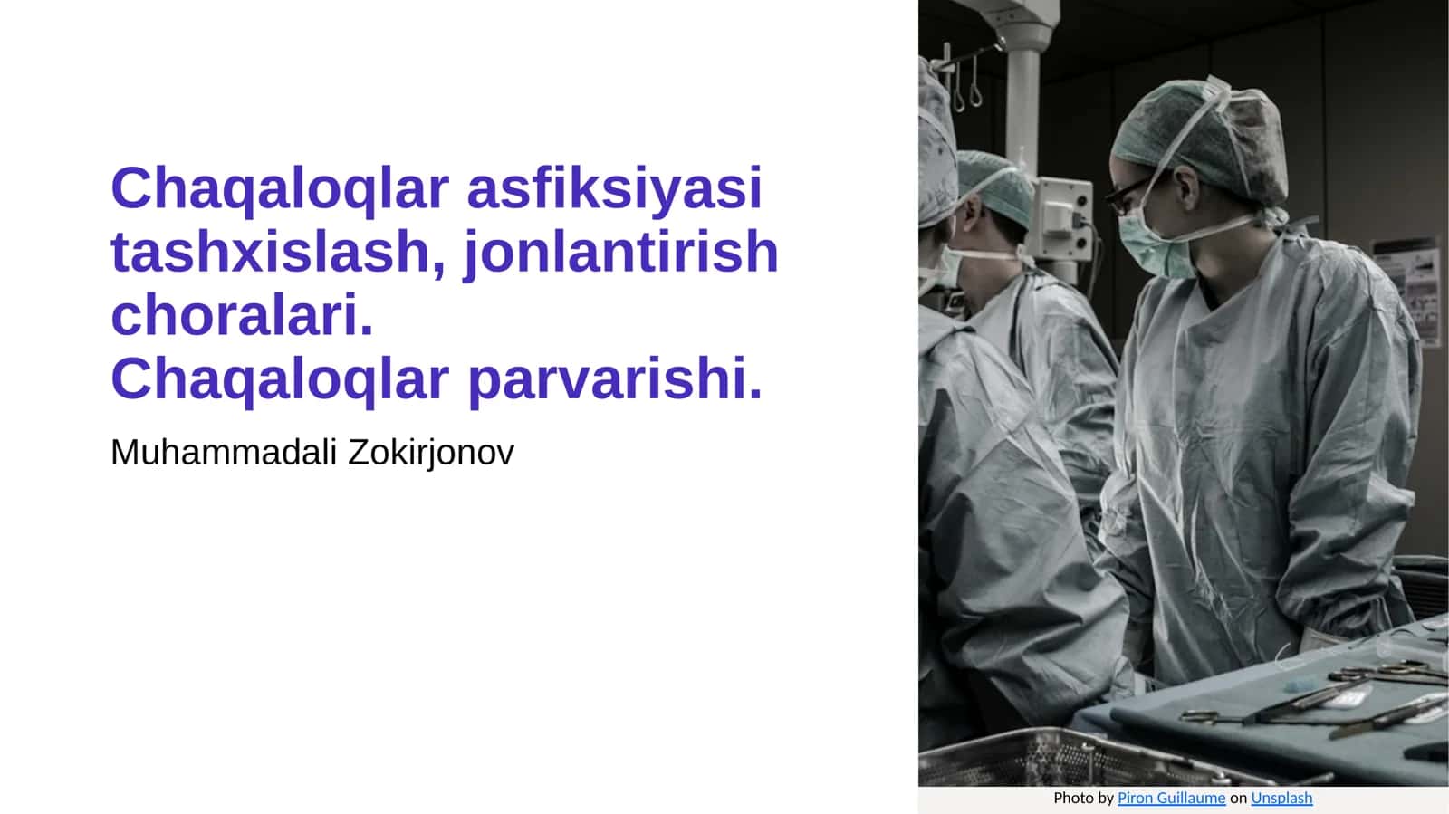 Chaqaloqlar asfiksiyasi 1