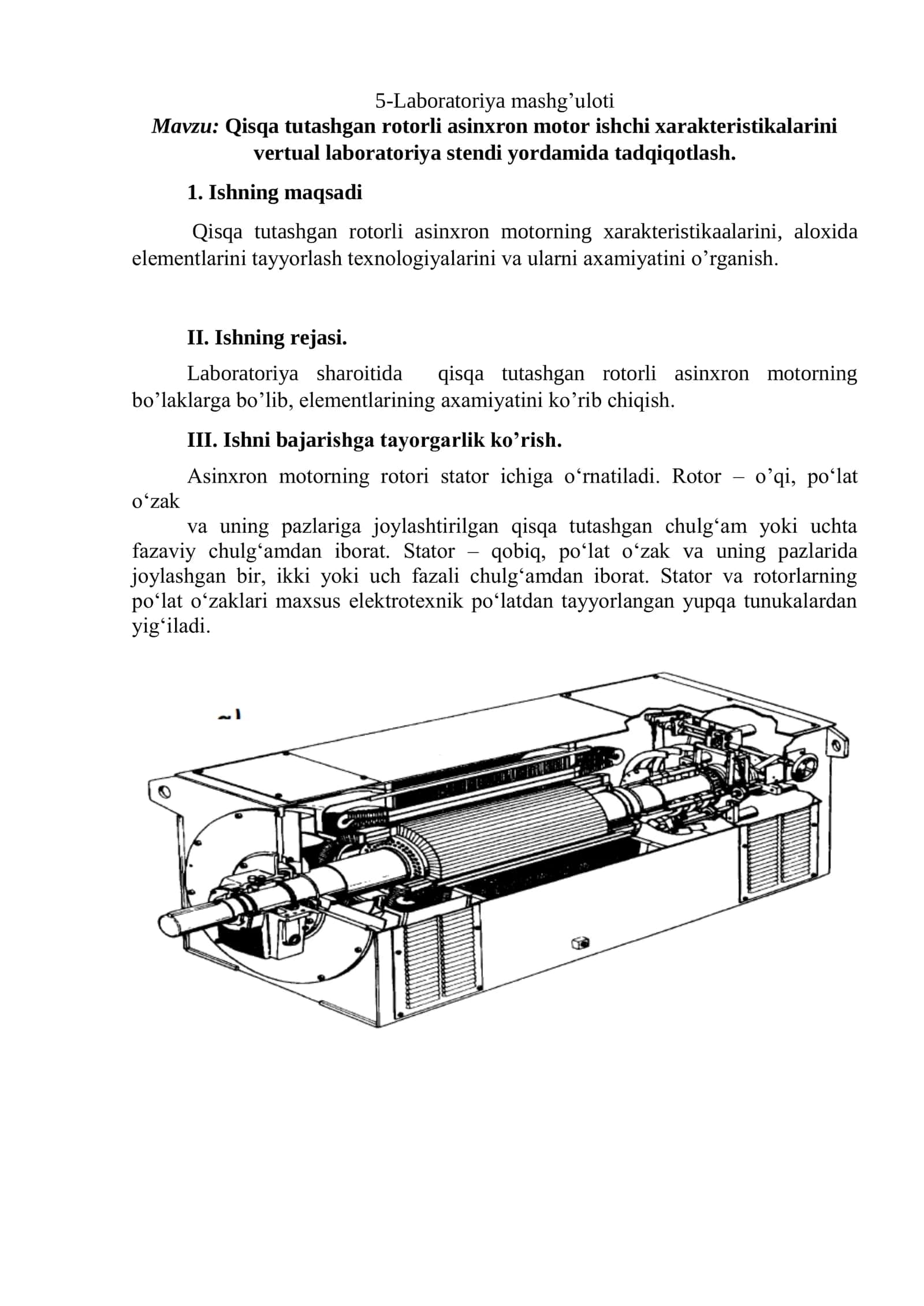 rotorli asixron motor 1