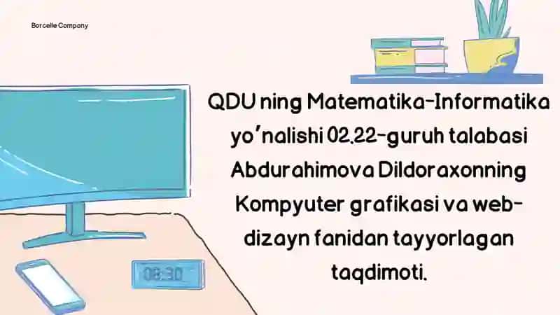 Grafik dasturlar va ularning imkoniyatlari. 1