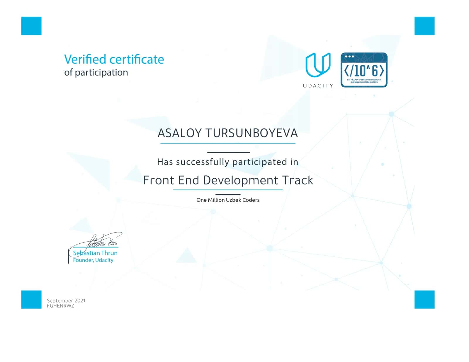 Front End Development Track 1