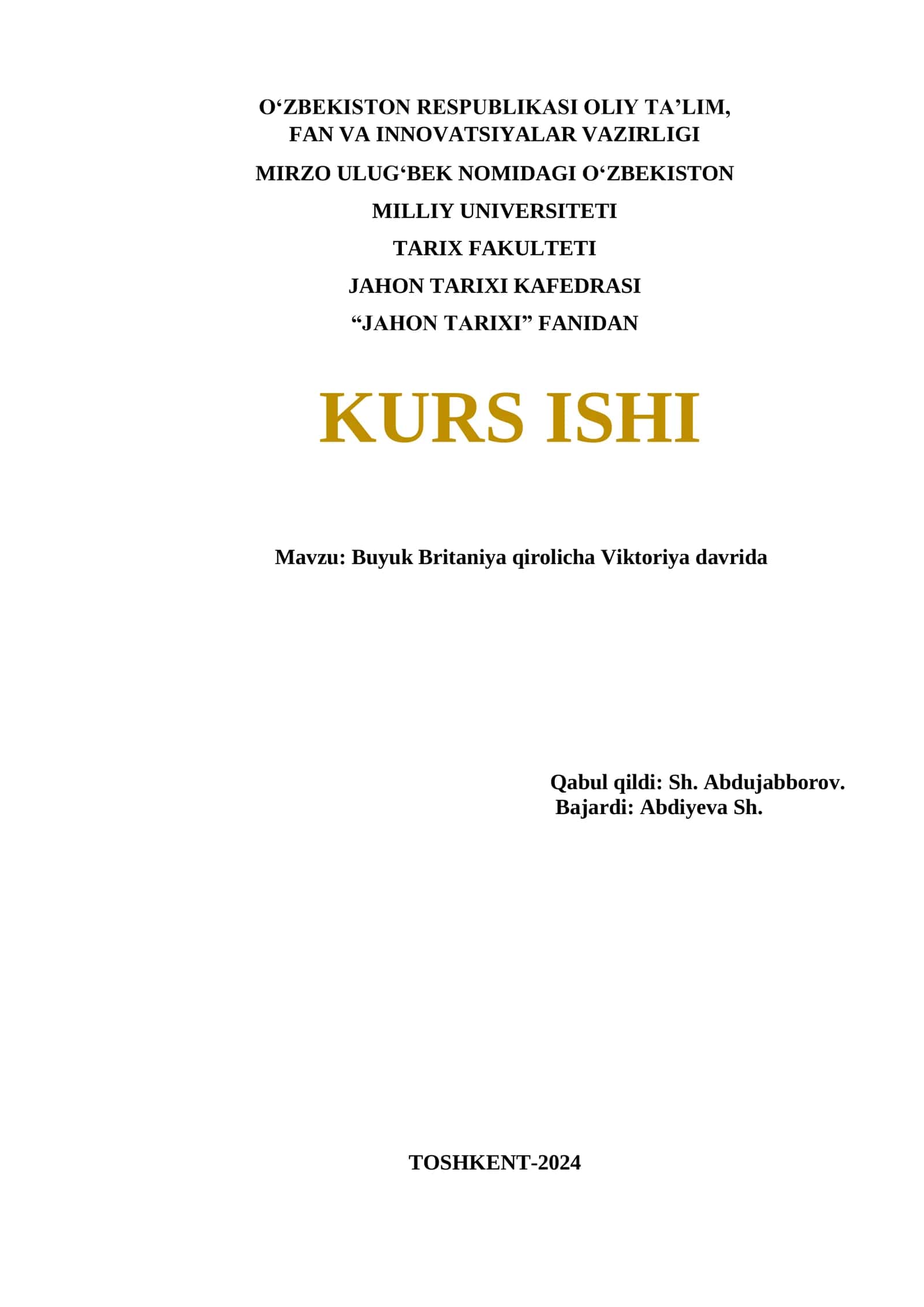 JAHON TARIXI KAFEDRASI 1