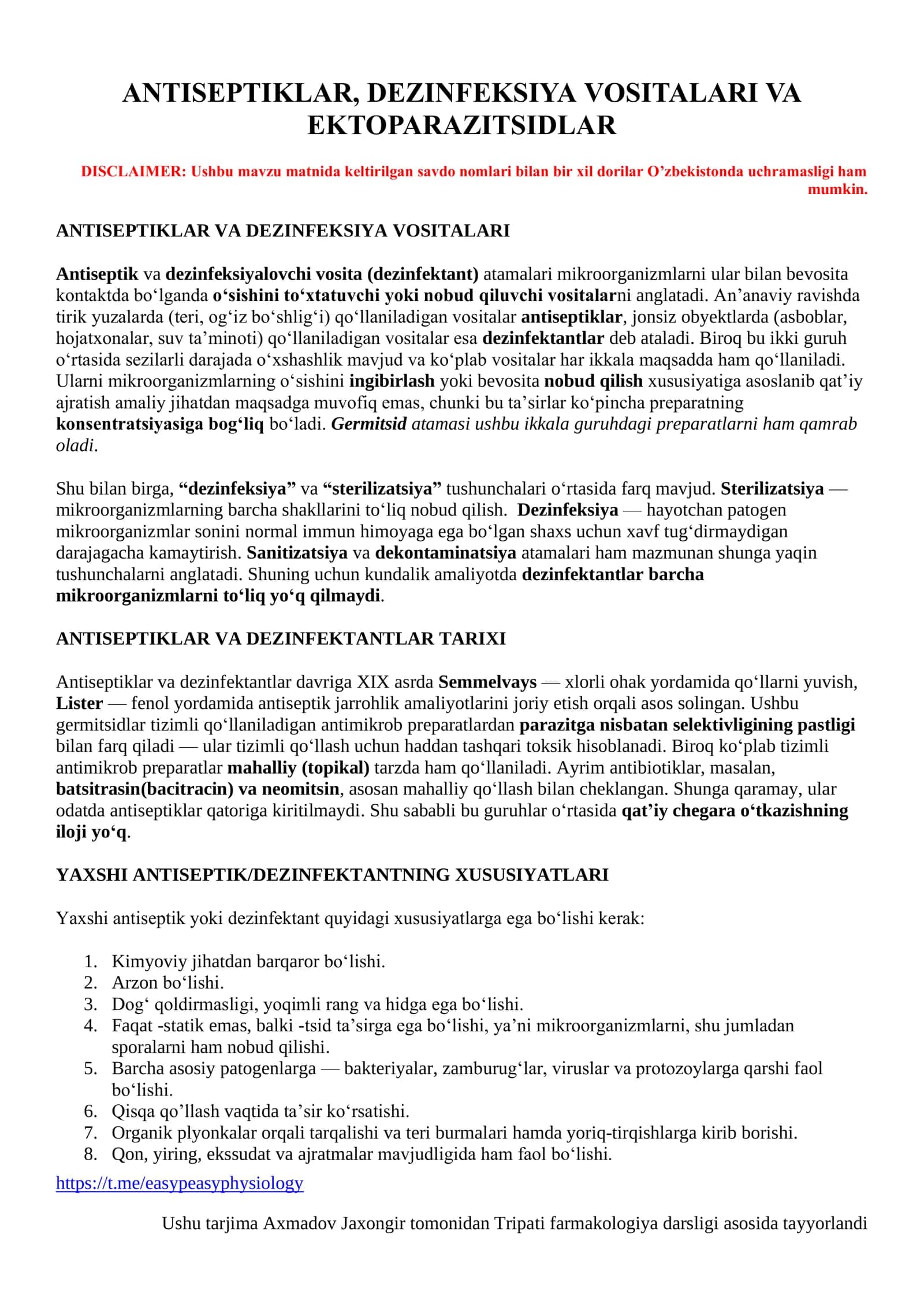 Tripati farmakologiya darsligi 1