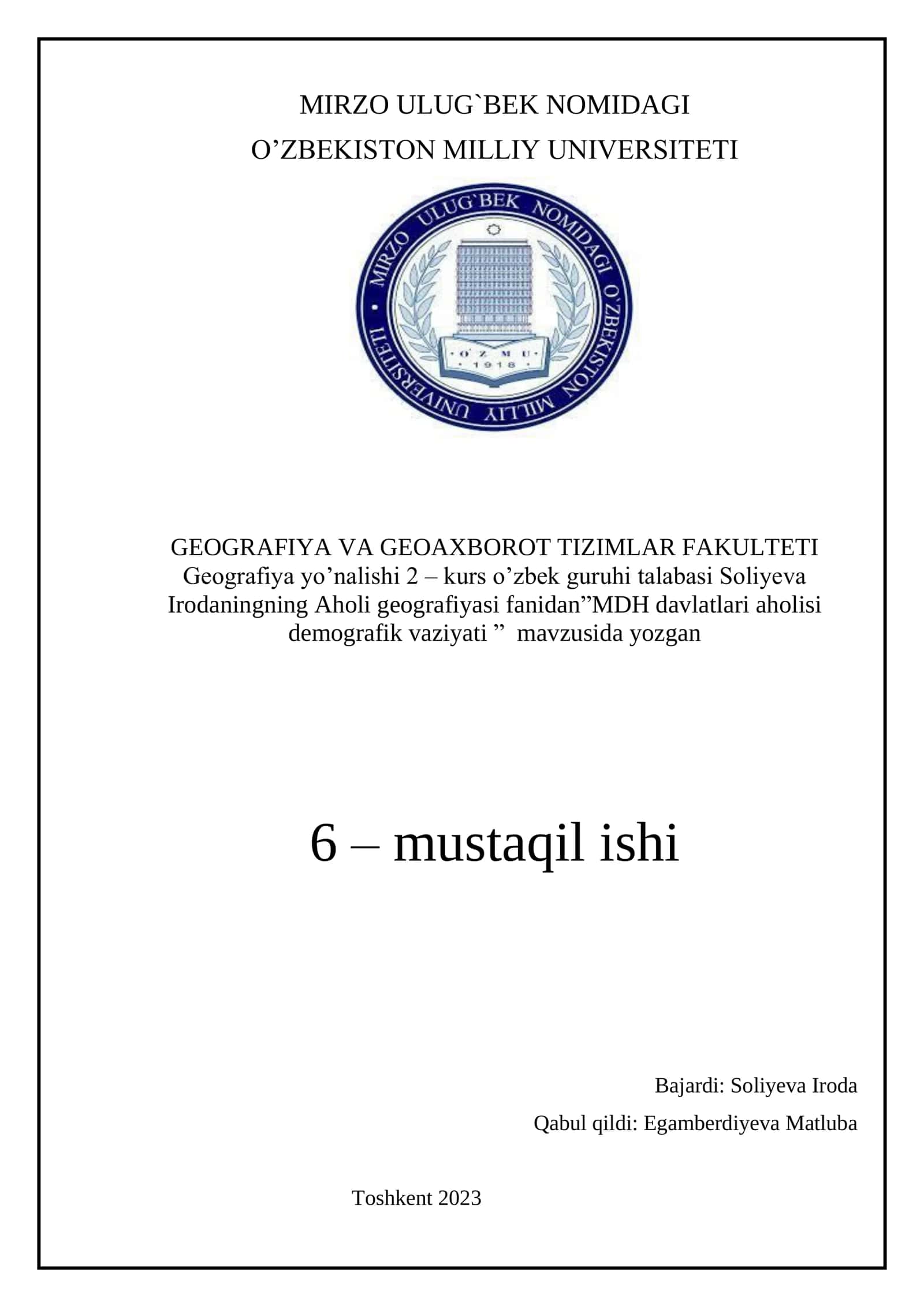 MDH davlatlari aholisi demografik vaziyati 1