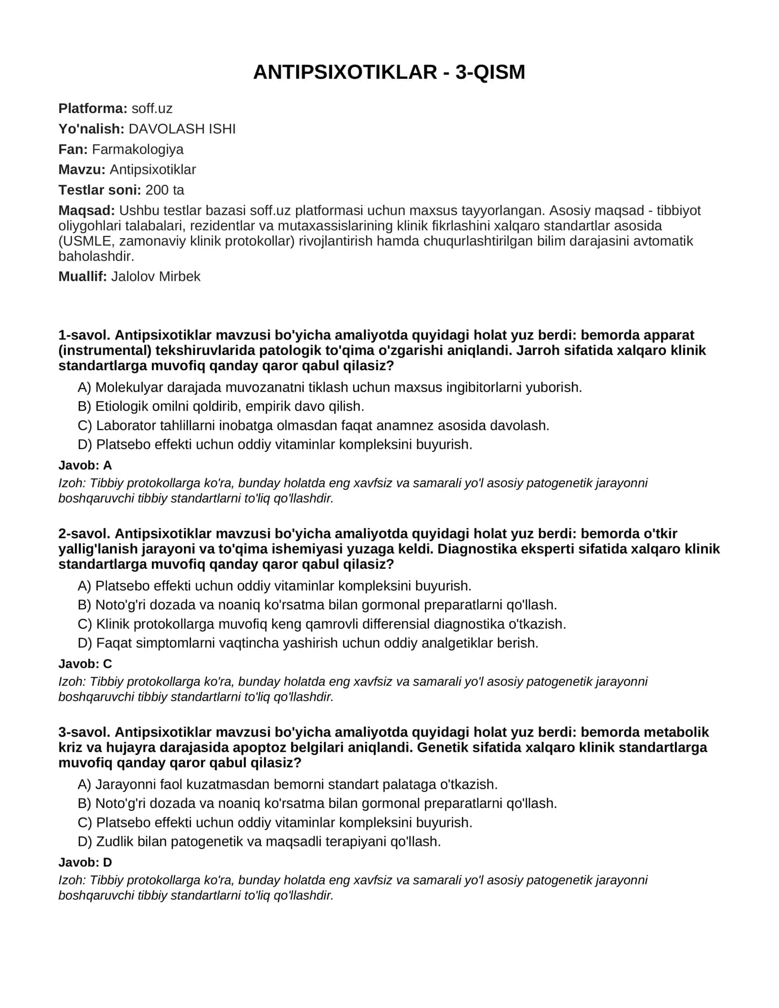 Antipsixotiklar 1