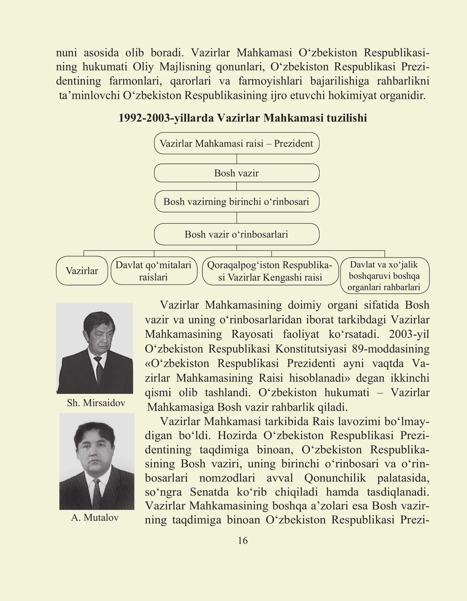 O‘zbekiston Respublikasi Vazirlar Mahkamasi 1