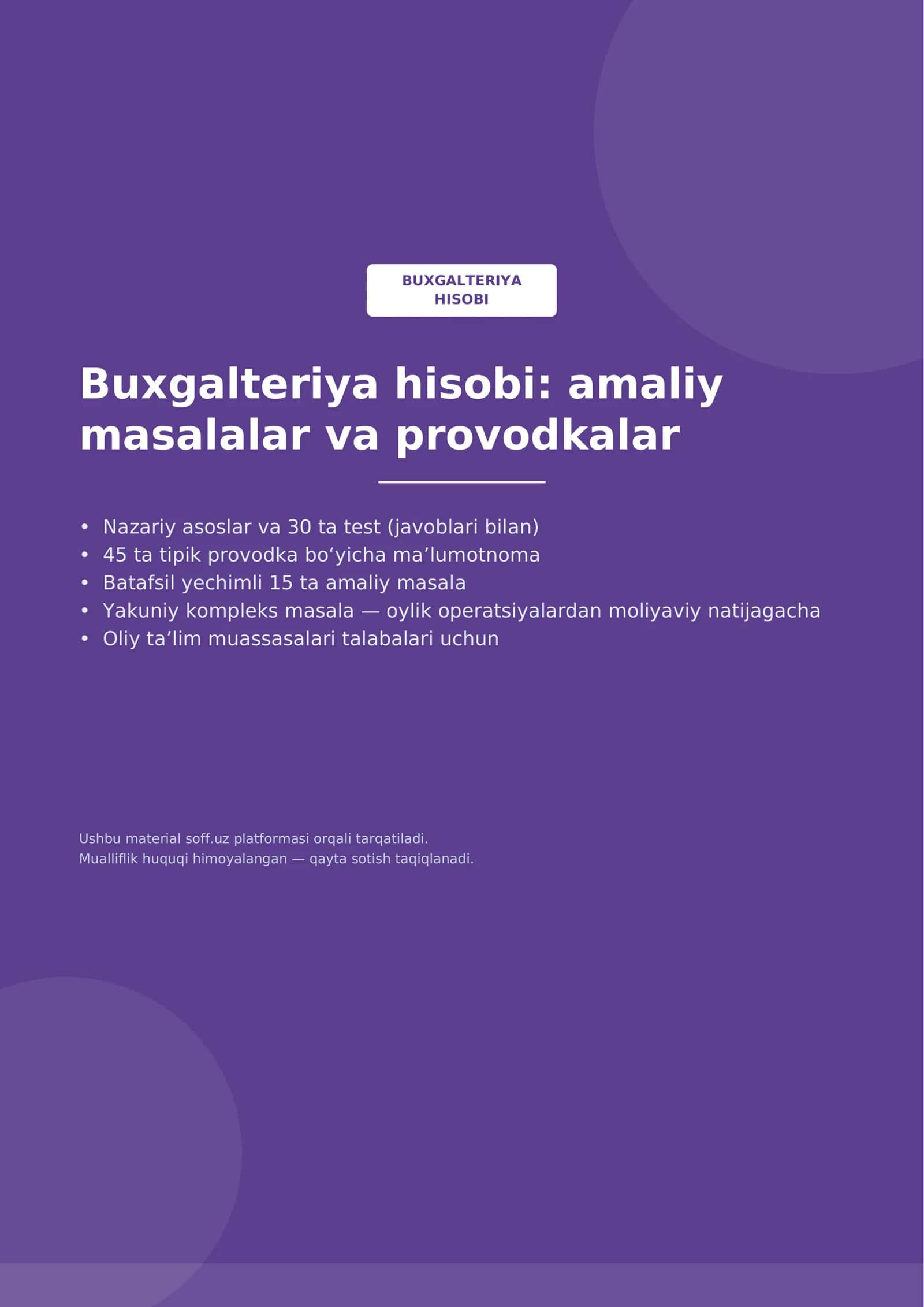BUXGALTERIYA HISOBI 1