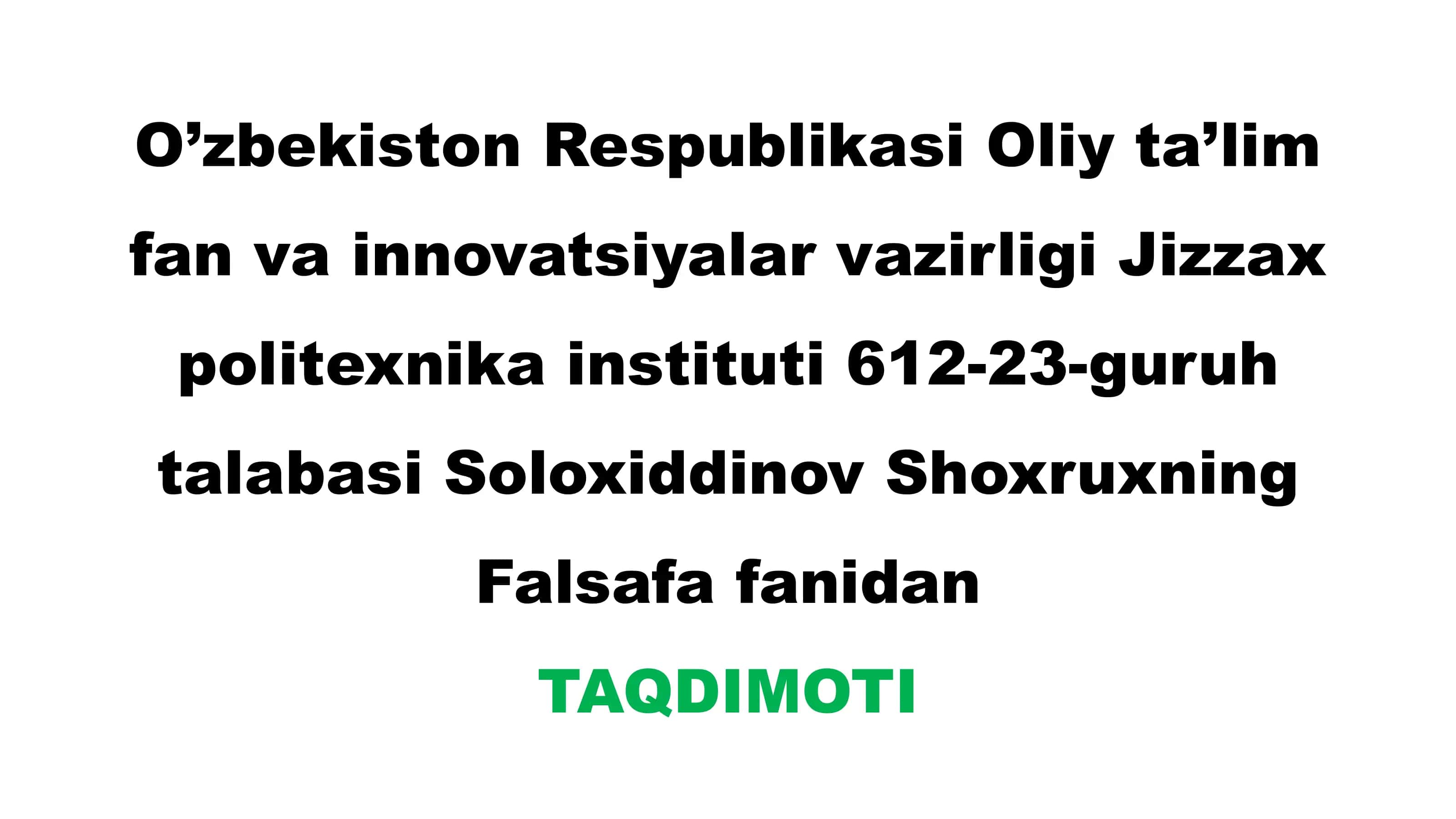 Falsafiy tafakkur taraqqiyot bosqichlari. Ğarb falsafasi 1