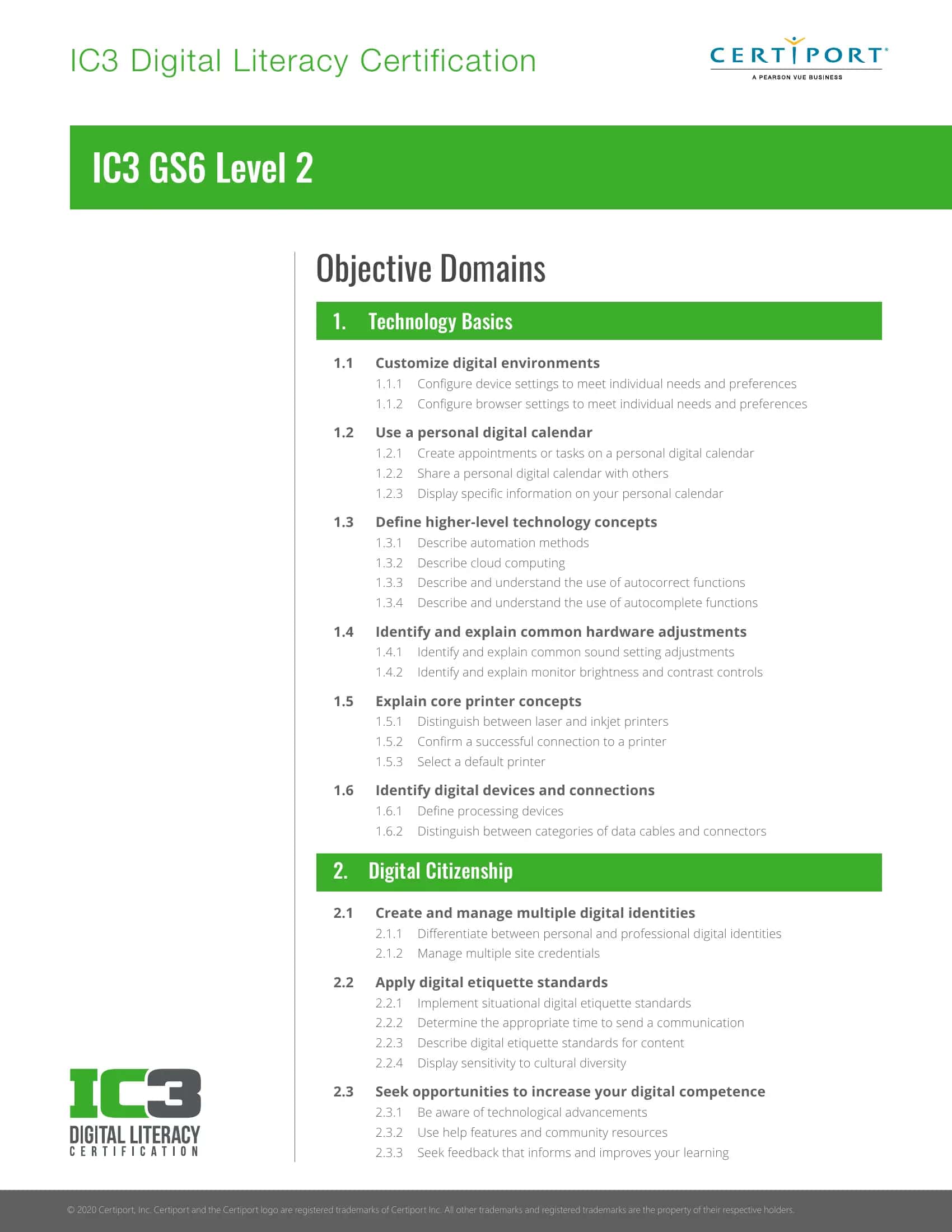 IC3 GS6 Level 2 1