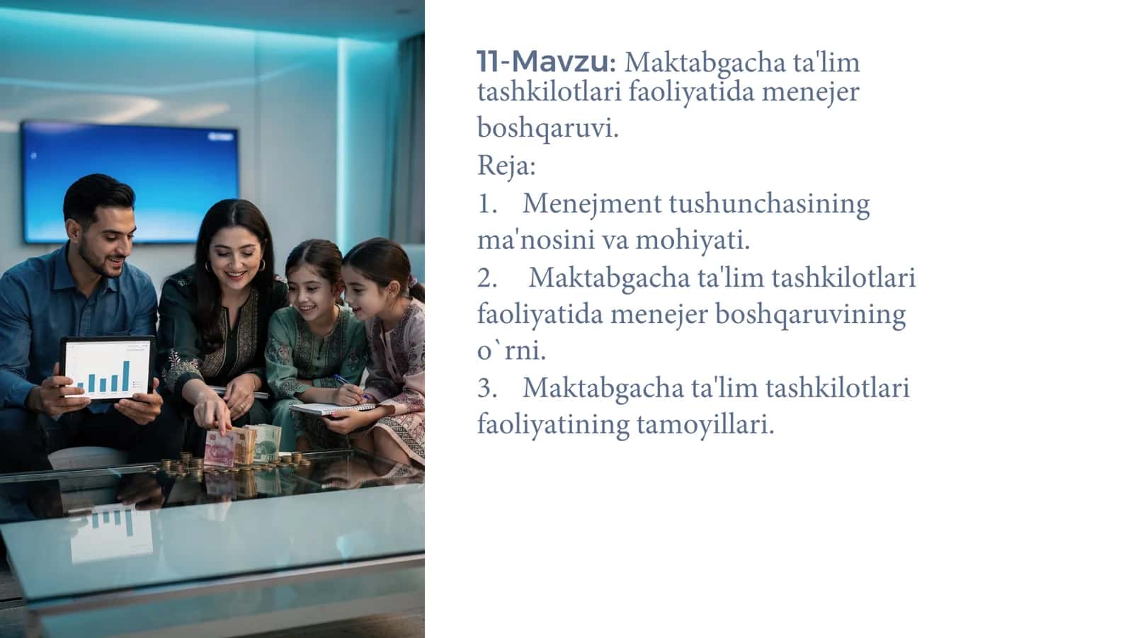 Maktabgacha ta'lim tashkilotlari faoliyatida menejer boshqaruv 1