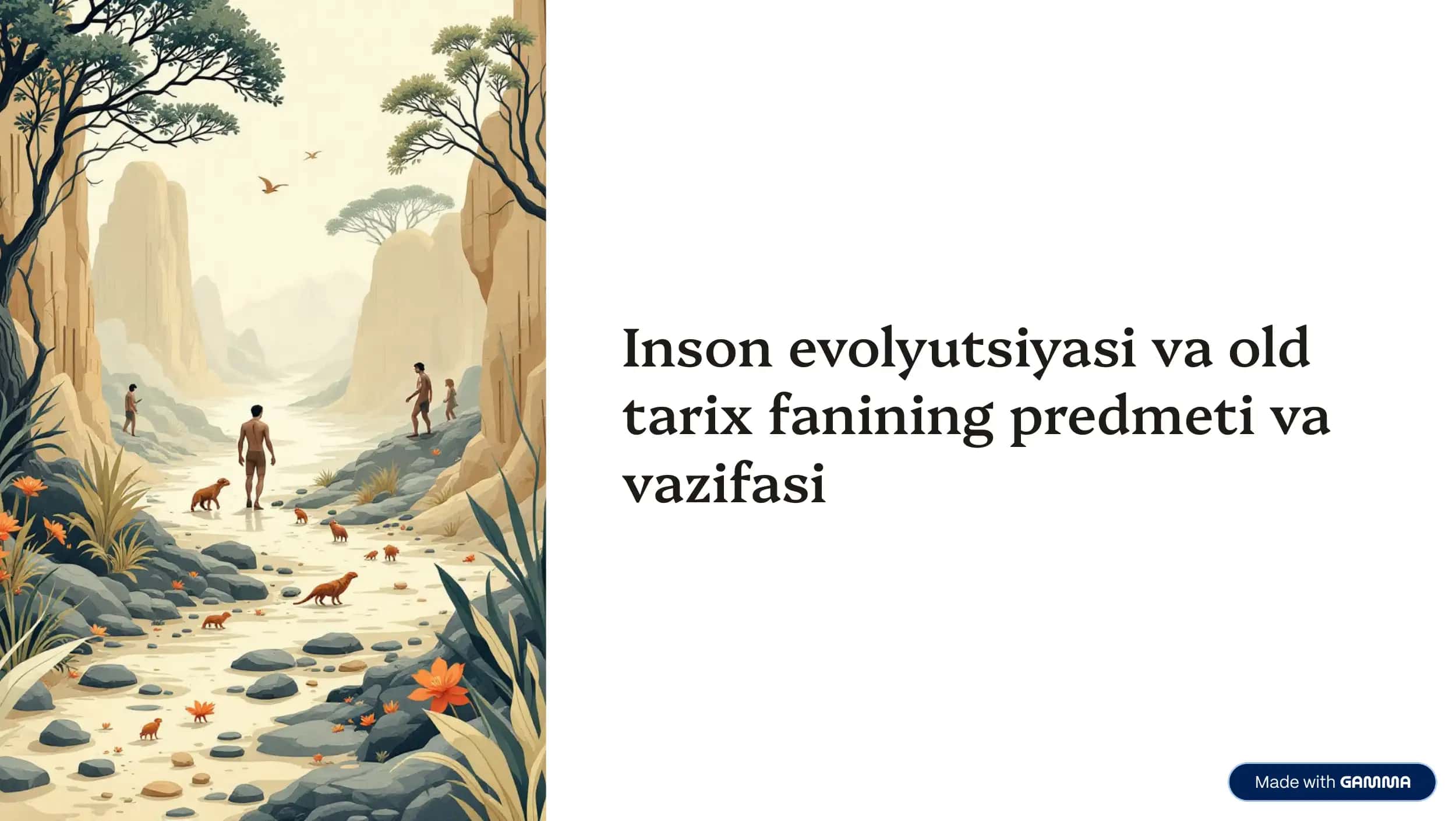 Inson evolyutsiyasi 1