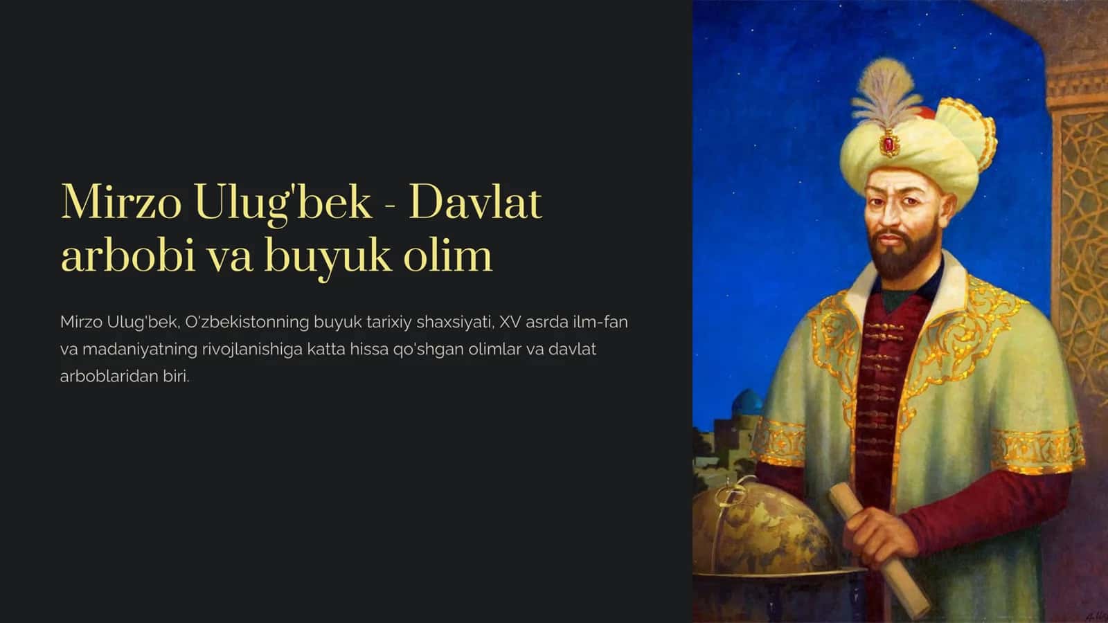 Mirzo Ulug'bek - Davlat 1