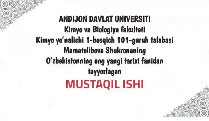 Oʻzbekiston xalqaro tashkilotlarda 1