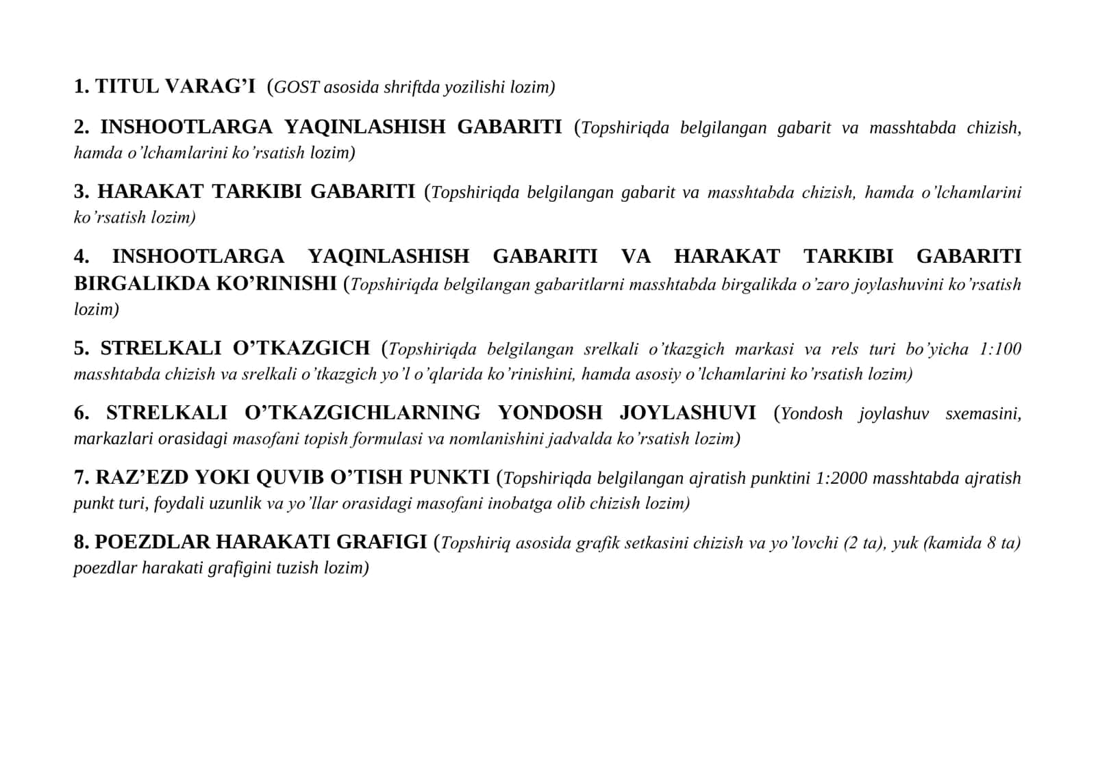 STRELKALI O’TKAZGICHLARNING YONDOSH JOYLASHUVI 1