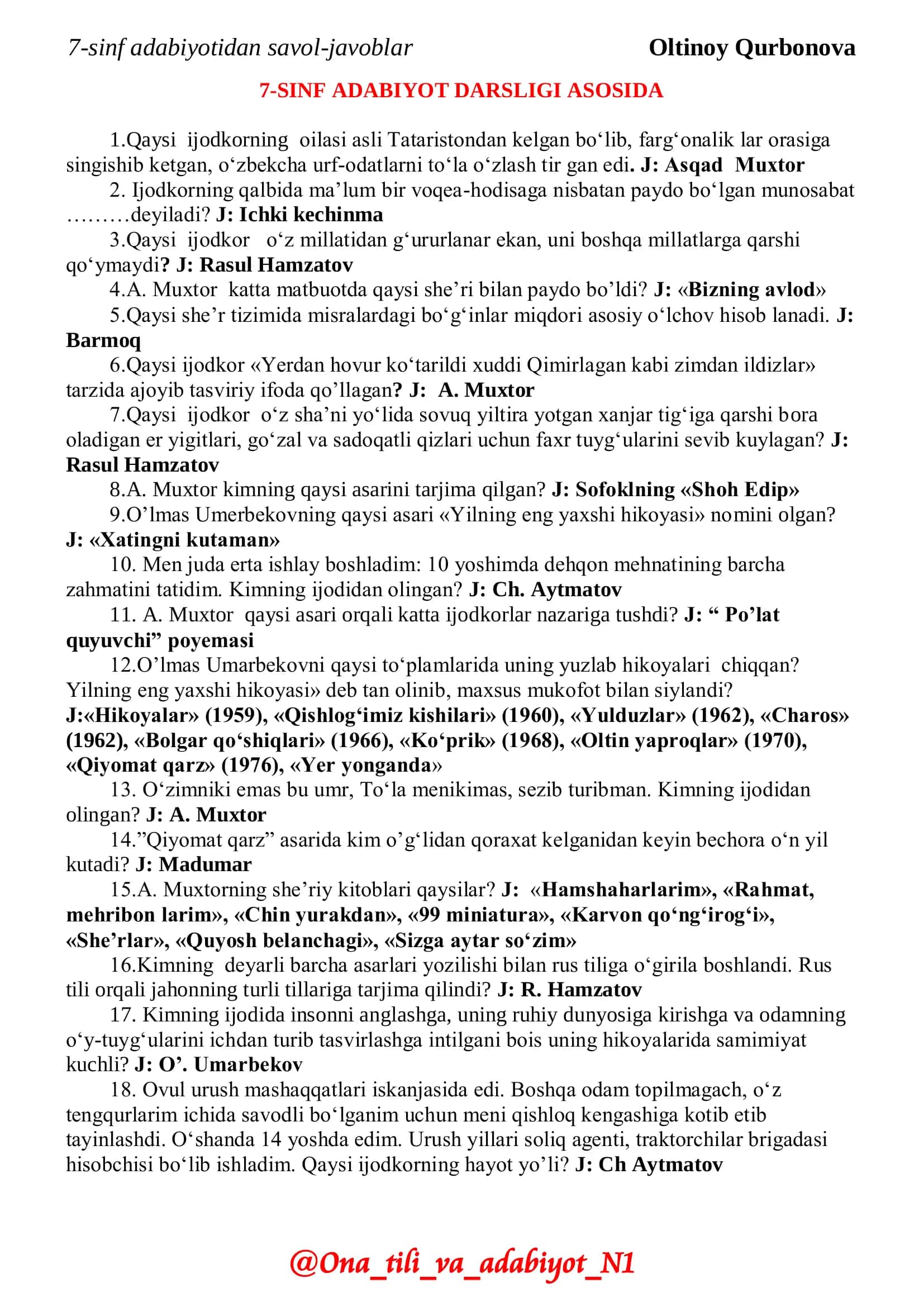 7-SINF ADABIYOT DARSLIGI ASOSIDA 1