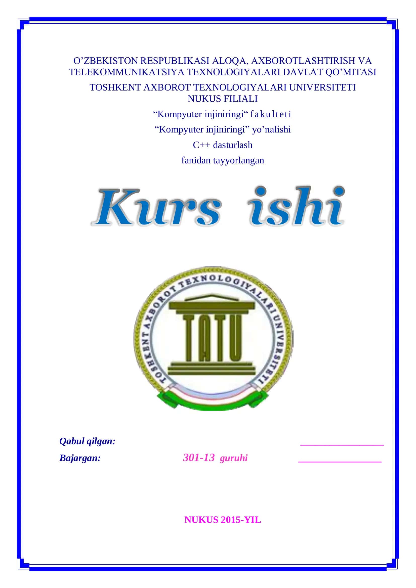 C++ Tilida Funktsiyalar Qiymatlarini Hisoblovchi Dasturlarni Tuzish 1