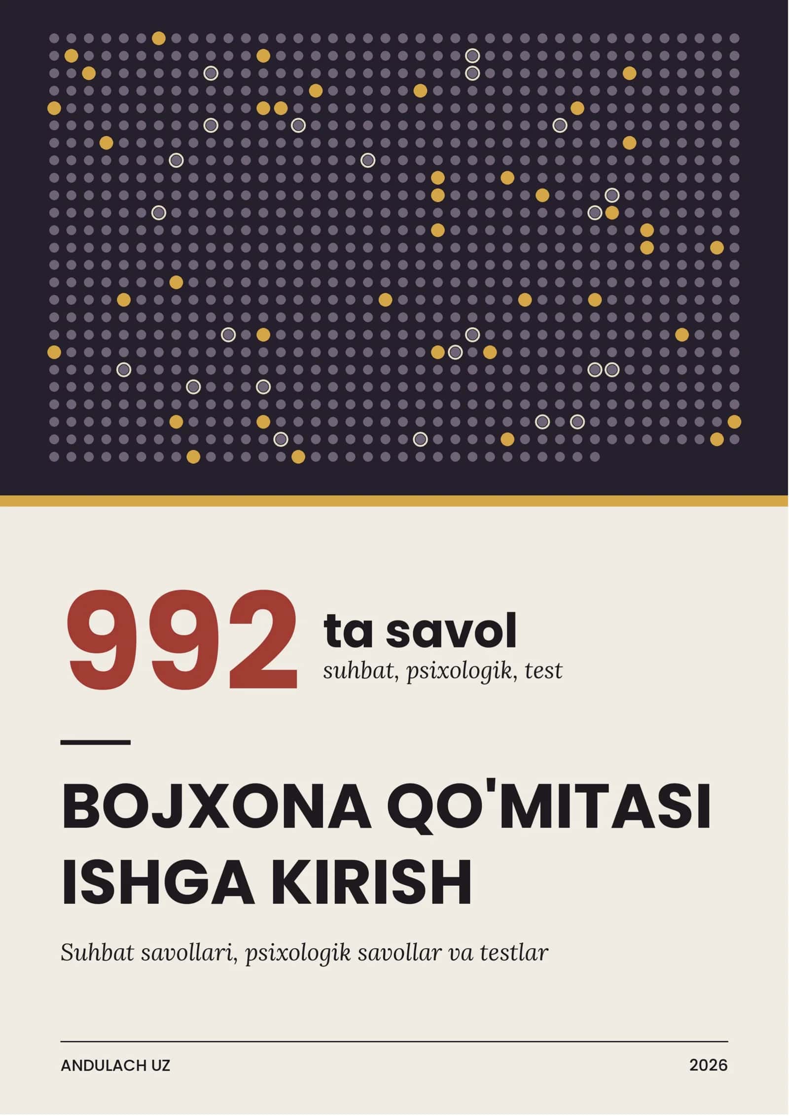 Bojxona qo'mitasiga ishga kirish — savollar va testlar. 992 ta savol 1