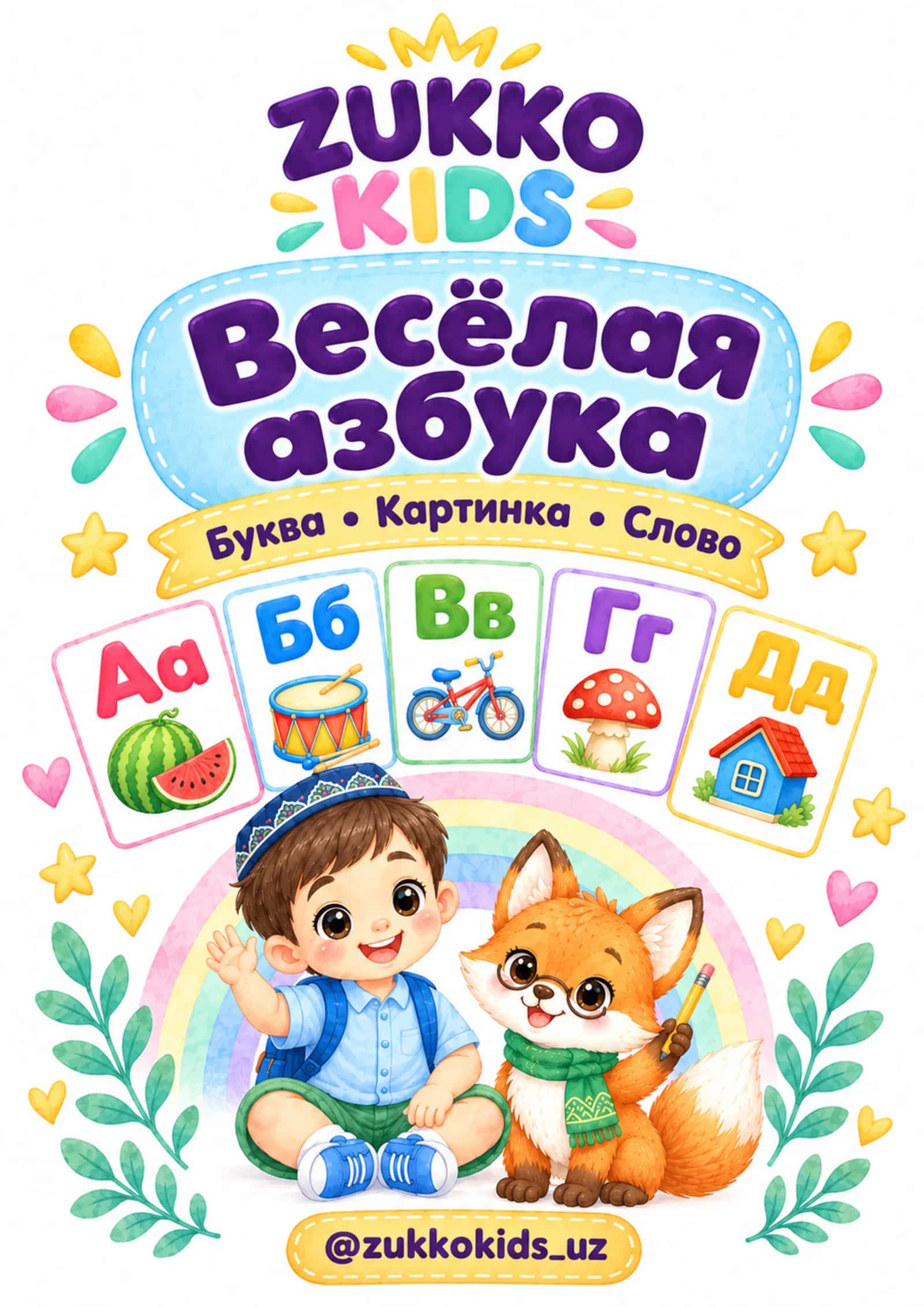 Весёлая азбука 1