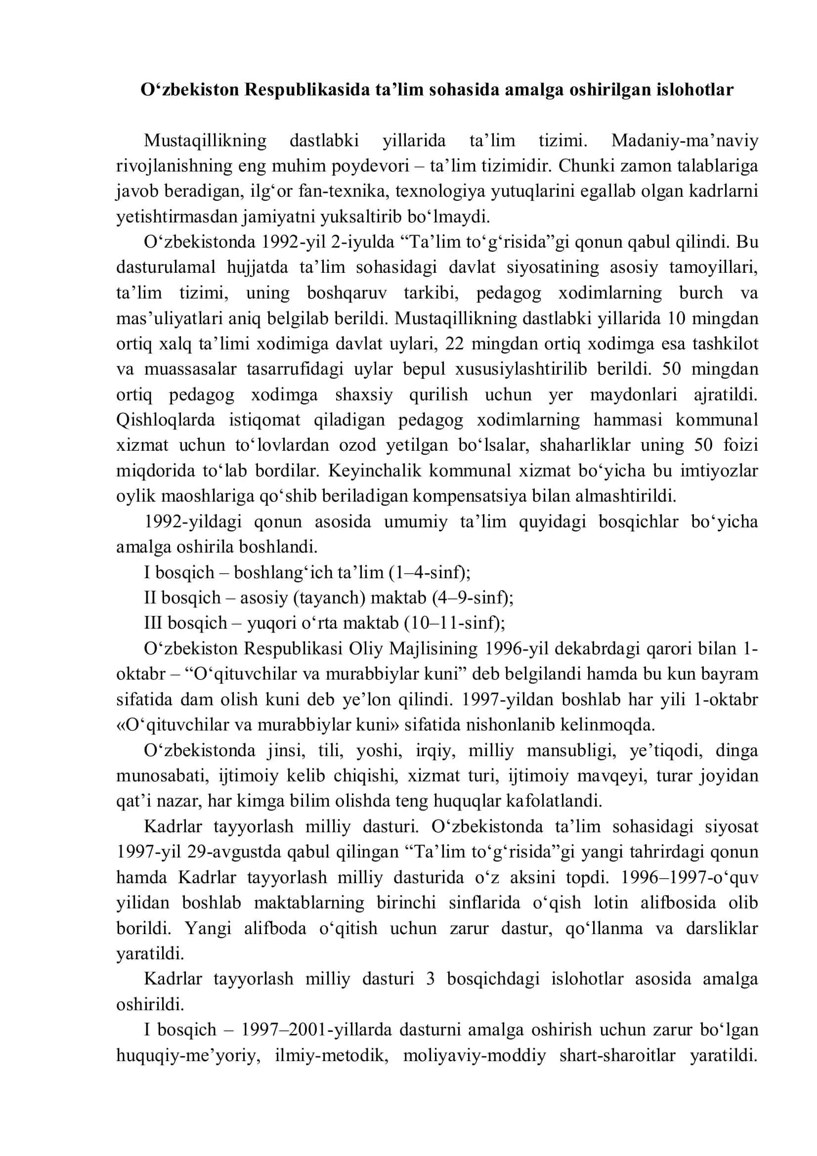 Ta'lim tizimi 1