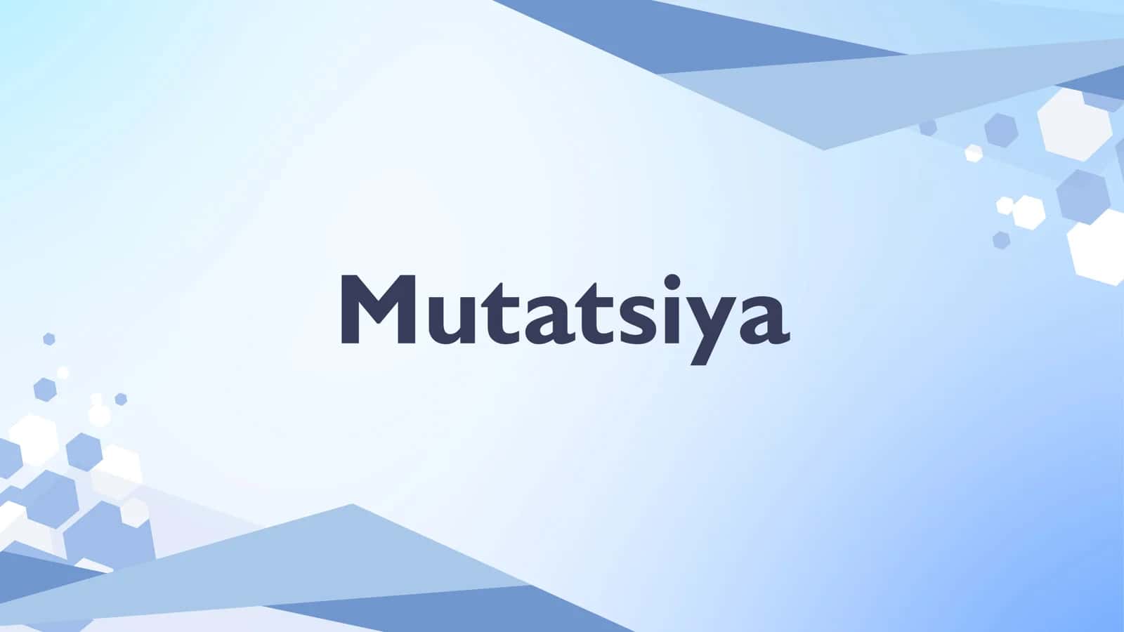 Prezintatsiya. Mavzu: Mutatsiya. 1
