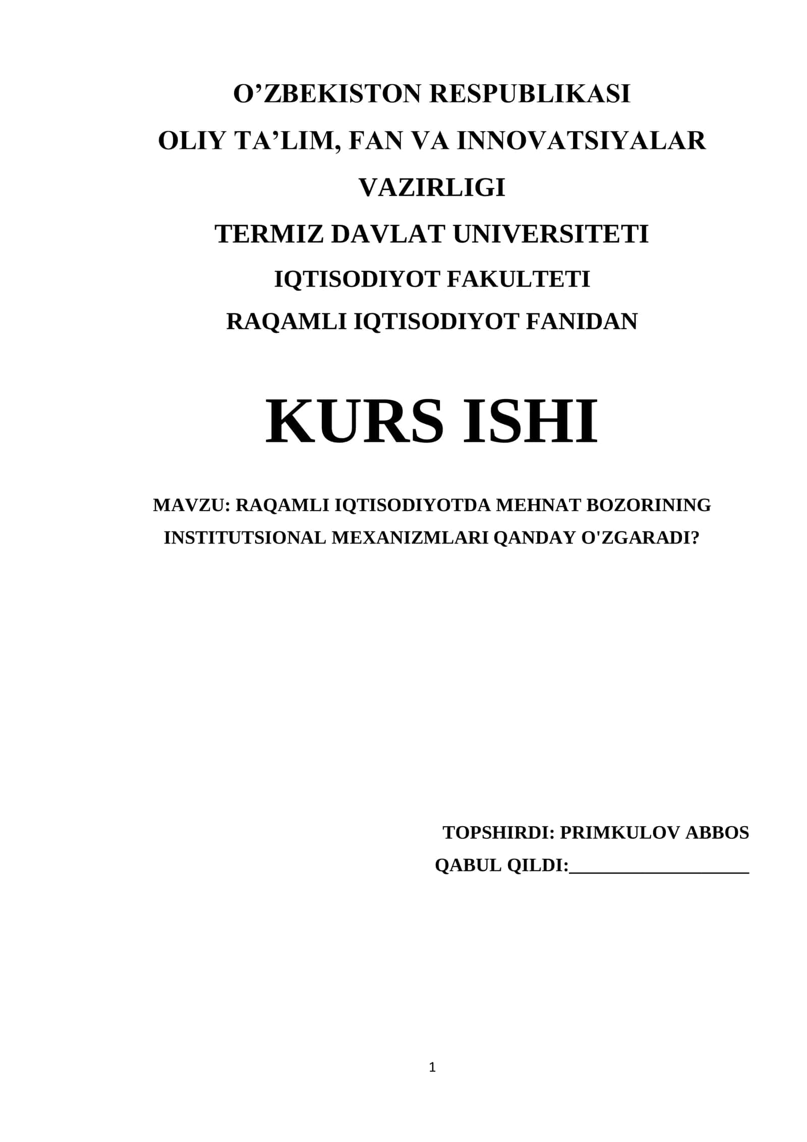 RAQAMLI IQTISODIYOTDA MEHNAT BOZORINING INSTITUTSIONAL MEXANIZMLARI QANDAY O'ZGARADI? 1