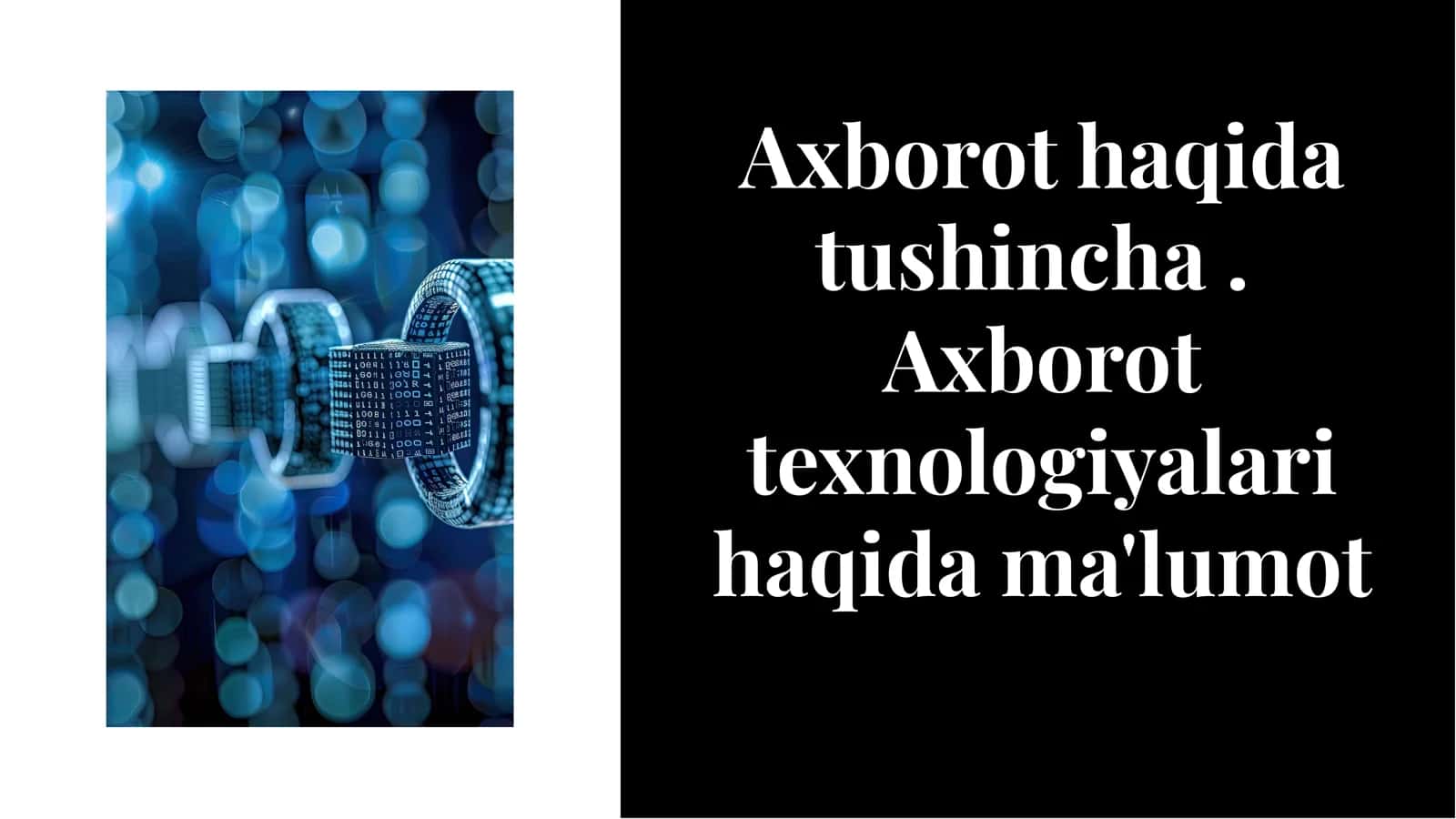 Axborot Texnologiyalari 1