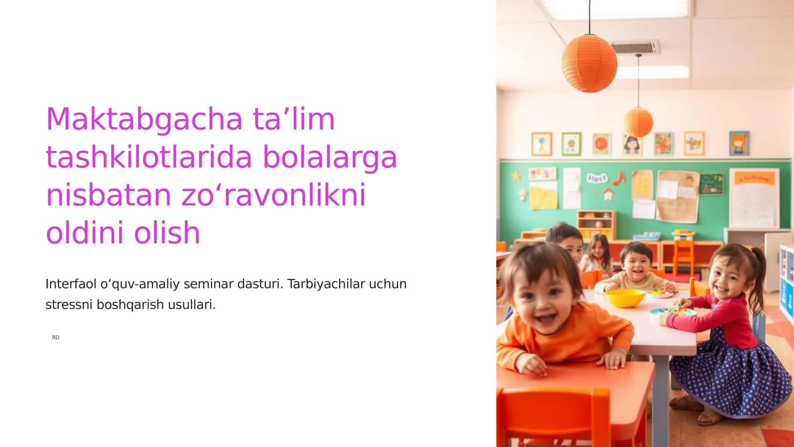 Interfaol oʻquv-amaliy seminar dasturi 1