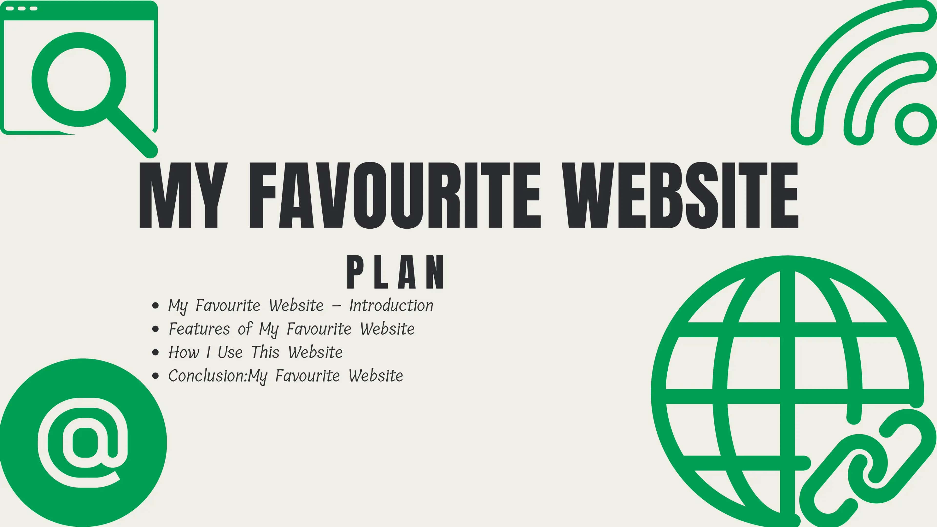My Favourite Website 1