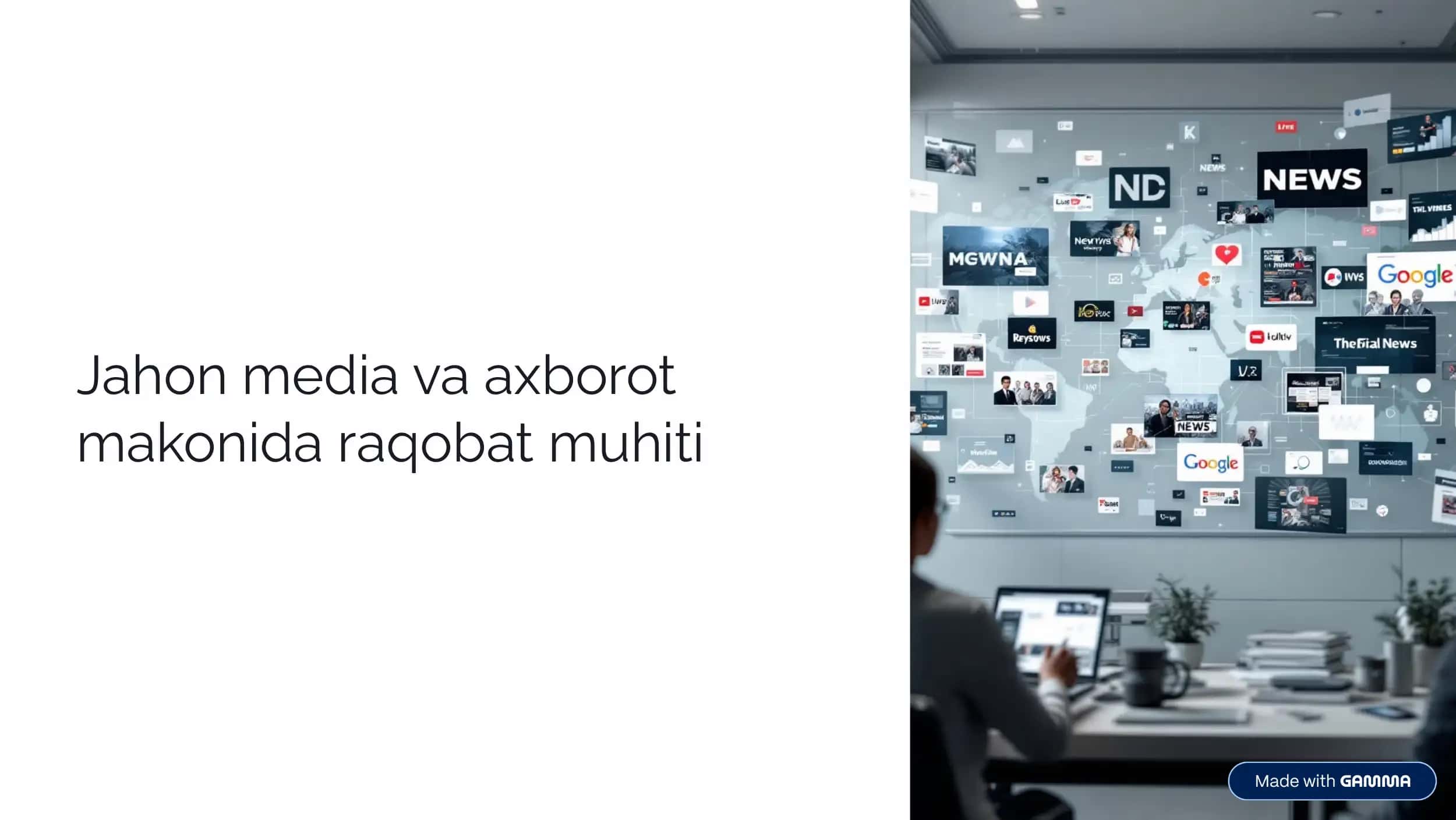 Global media va axborot 1