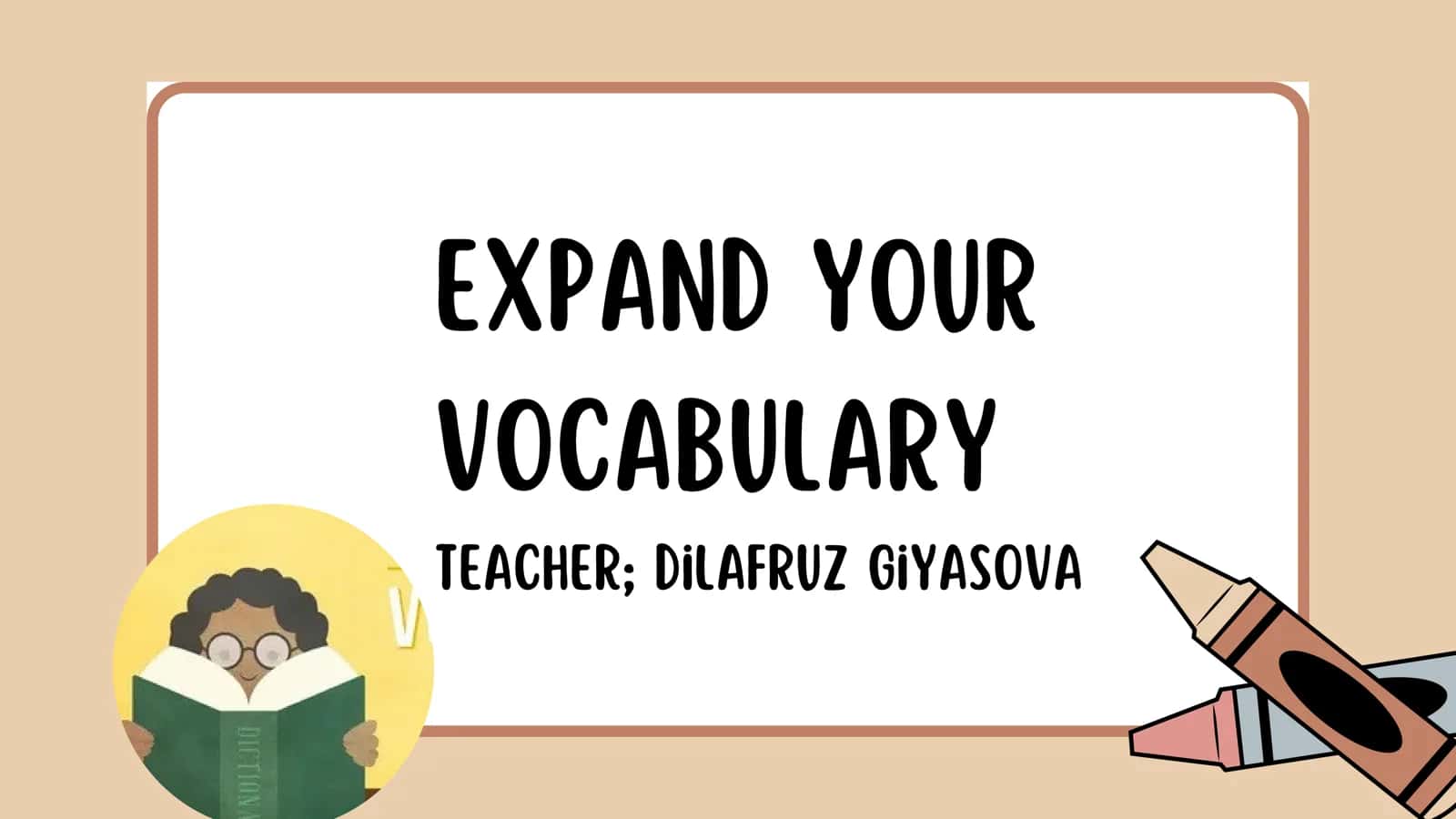 expand your vocabulary 1