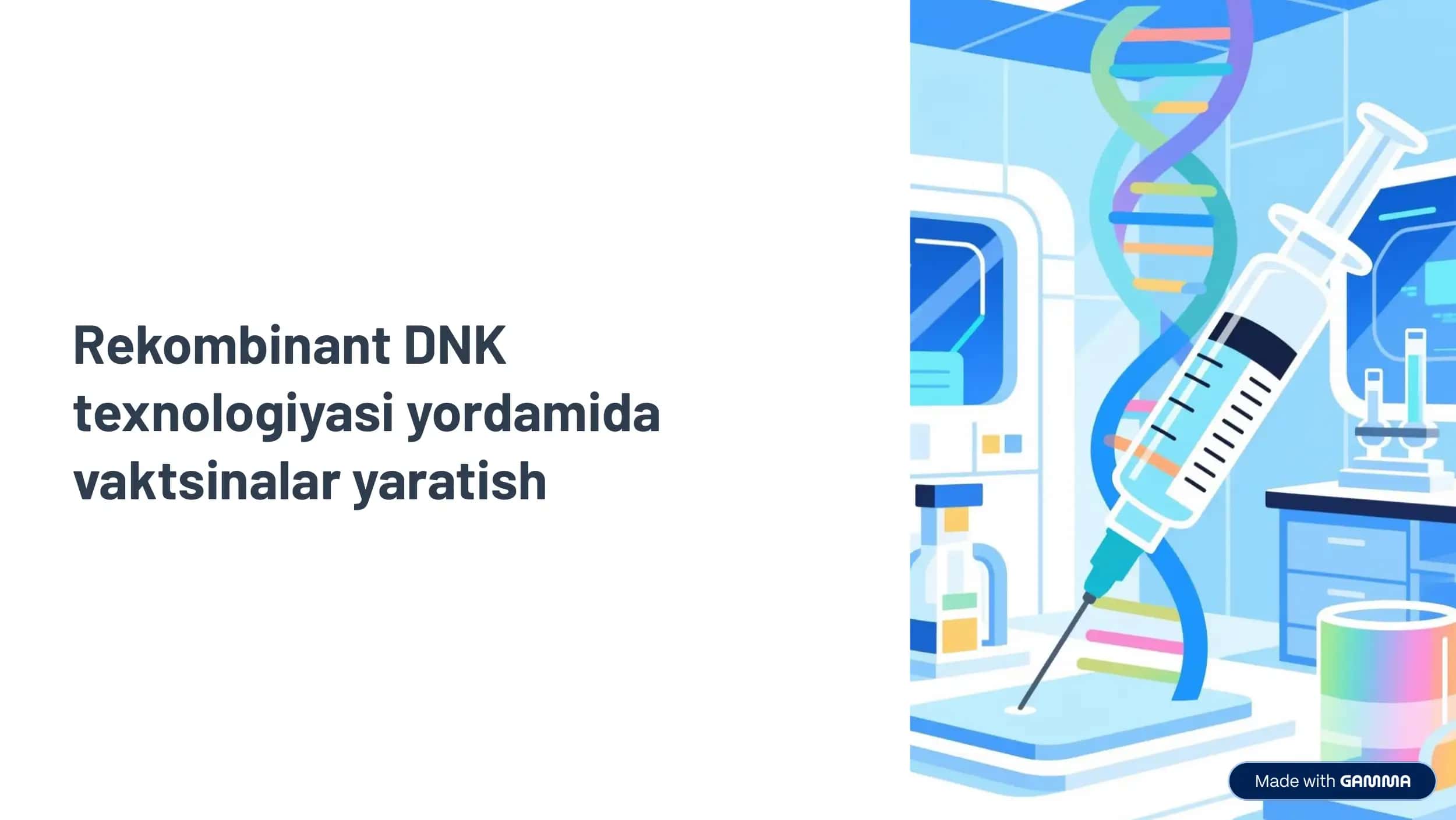 Rekombinant DNK 1