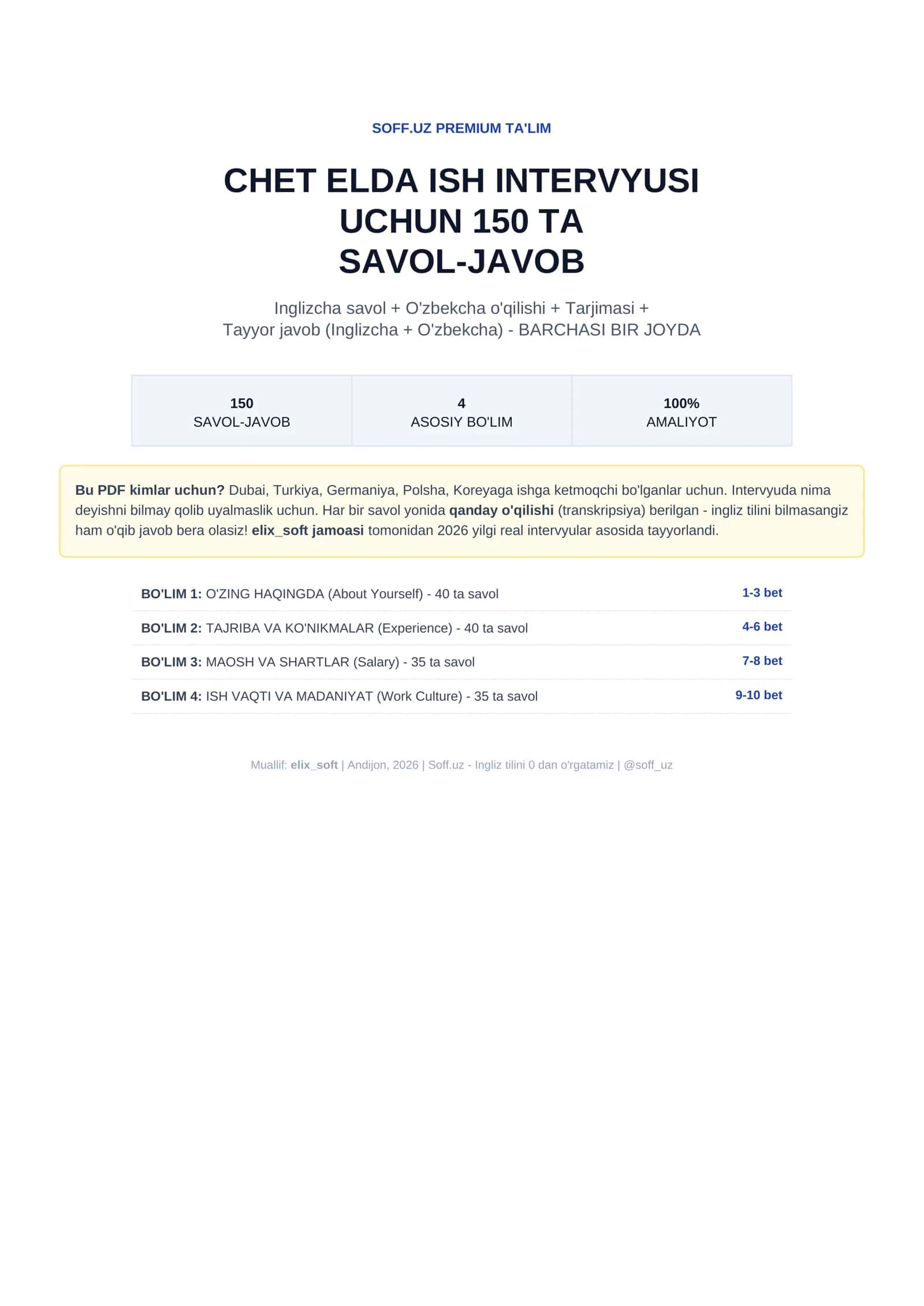 SOFF.UZ PREMIUM TA'LIM 1