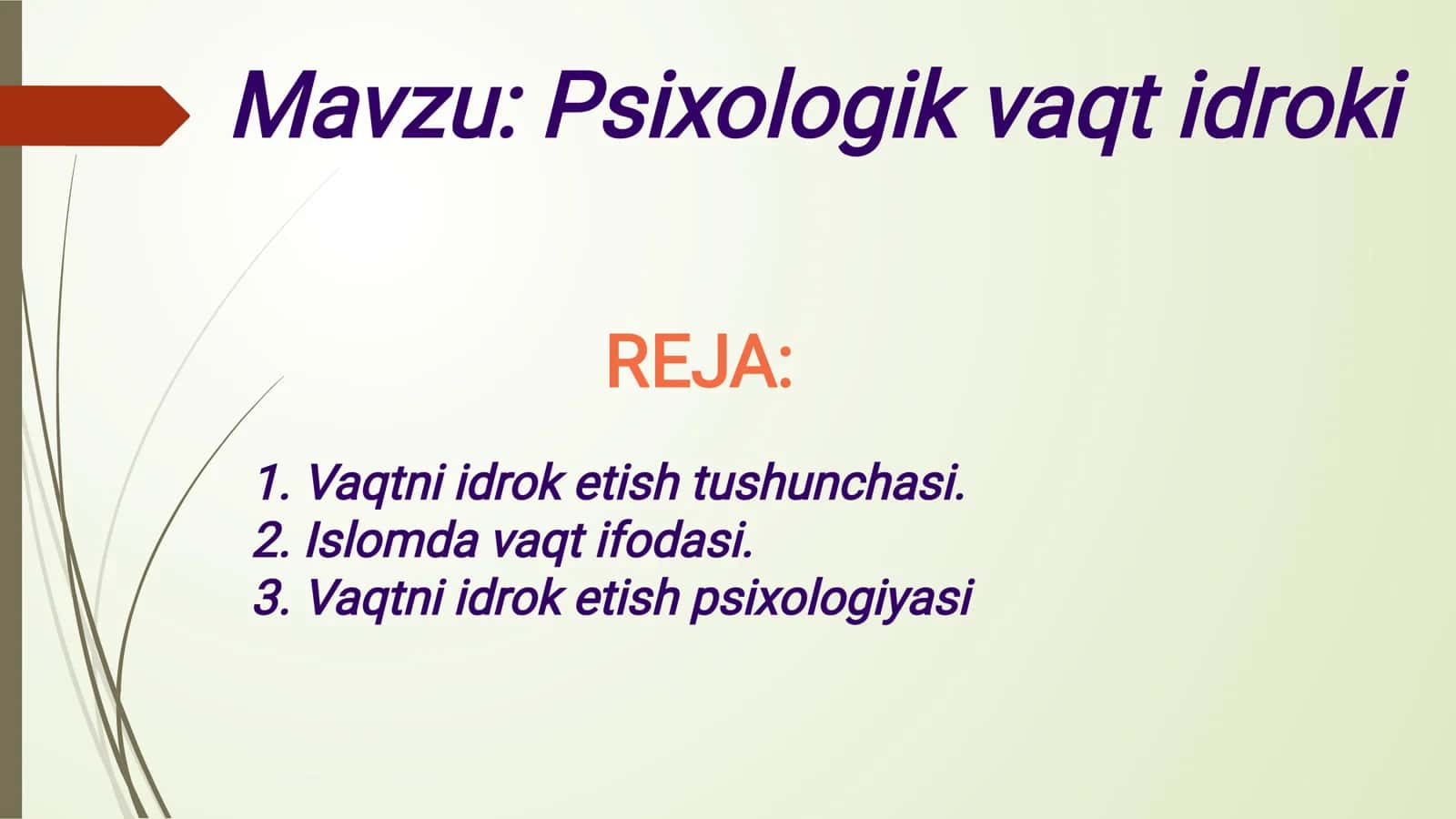 Psixologik vaqt idroki 1