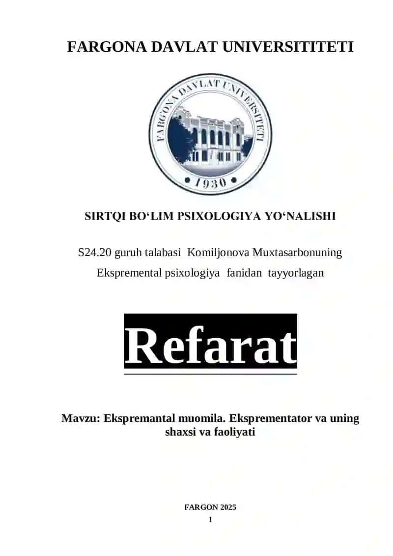 Ekspremantal muomila 1