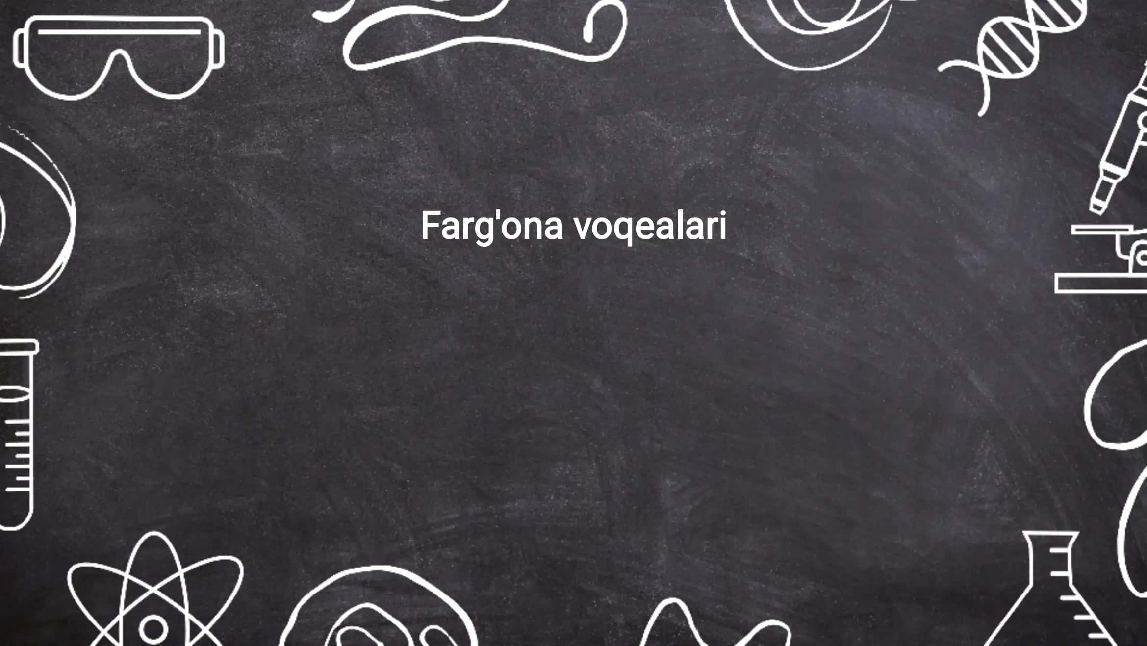 Farg'ona voqealari 1