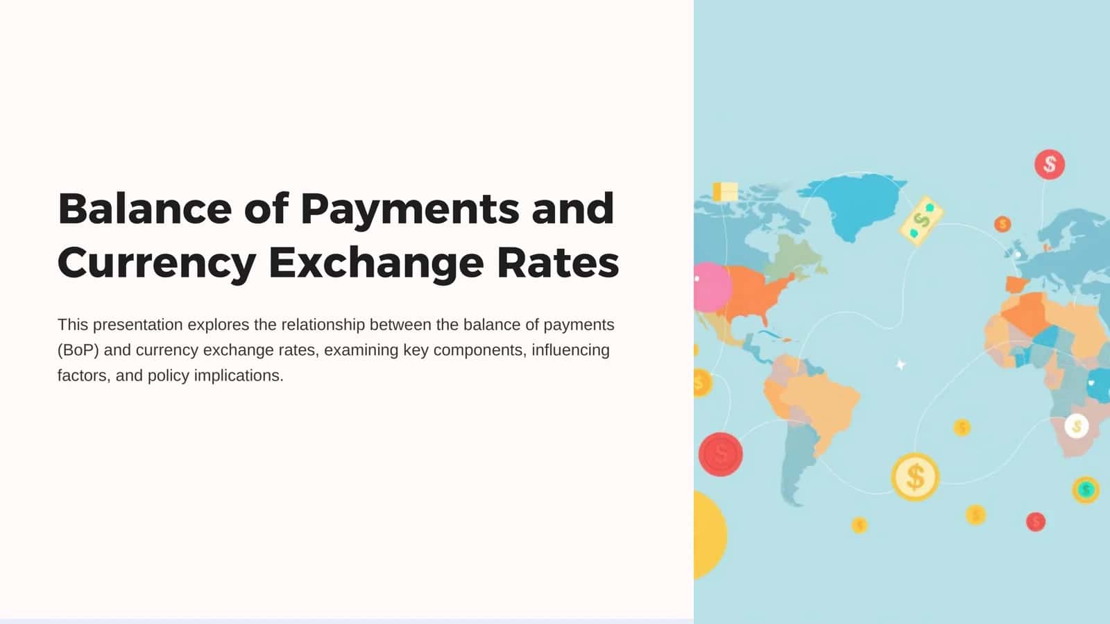 Balance of Payments and Currency Exchange Rates 1
