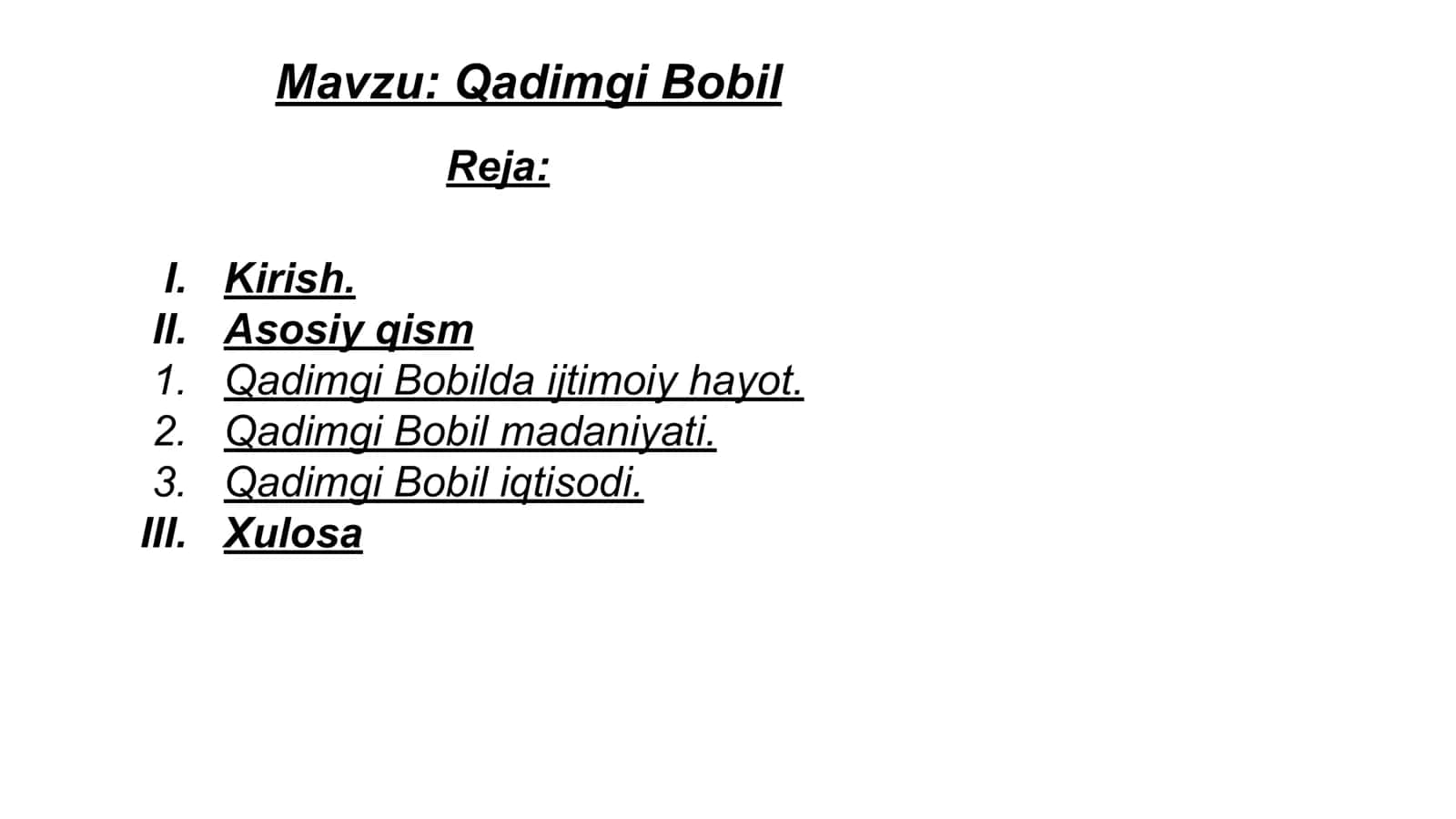 Qadimgi Bobil 1