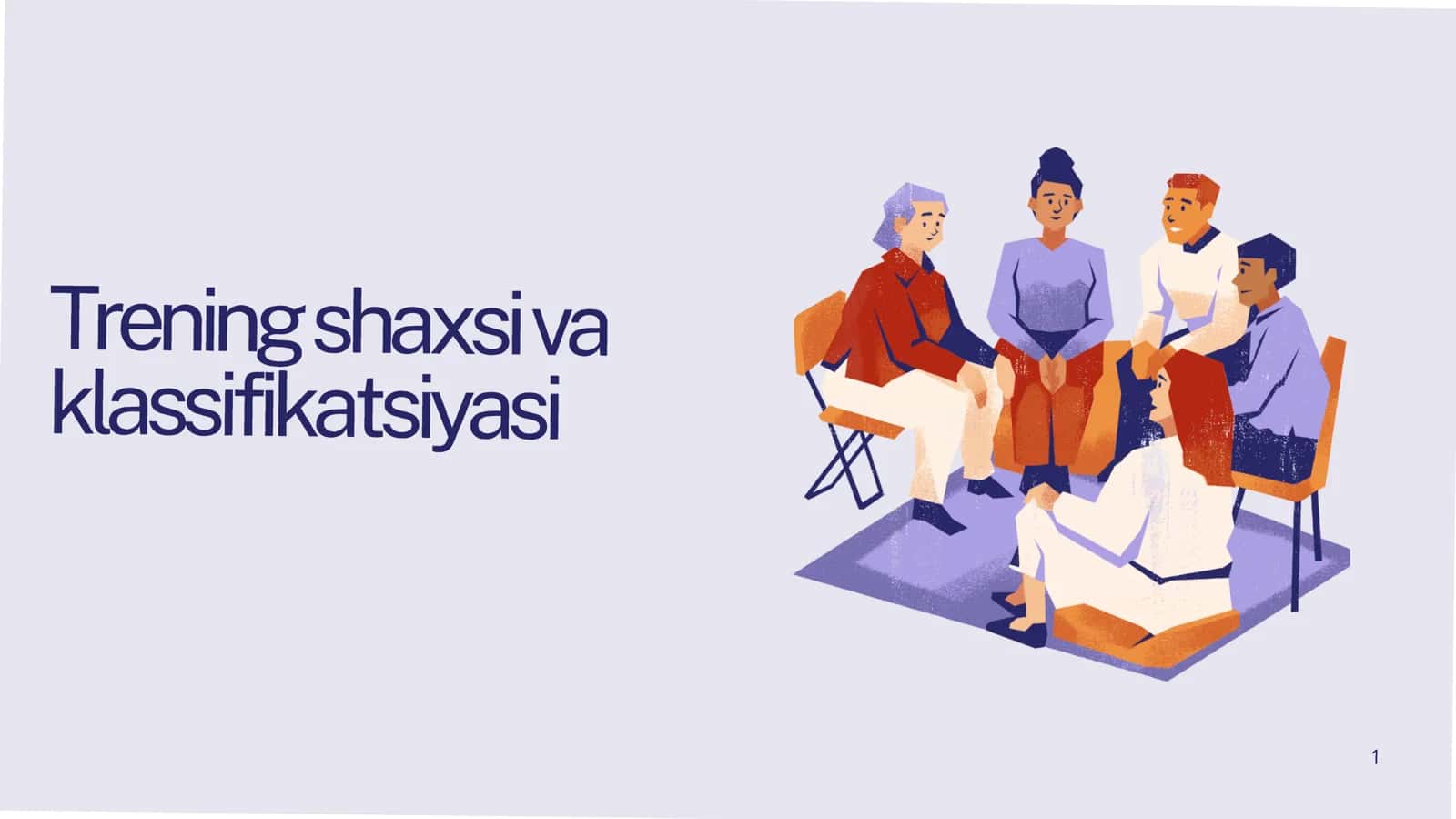 Trening shaxsi va klassifikatsiyasi 1
