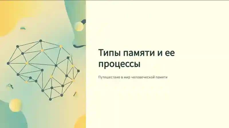 типы памяти и её процессы
