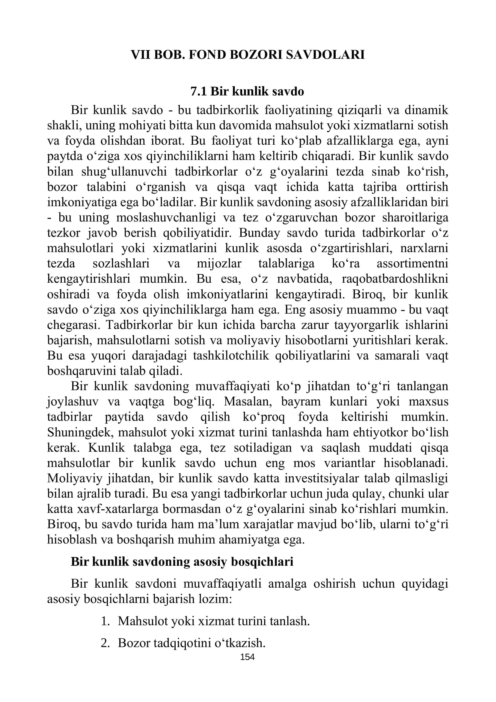 moliya bozori tahlili 1