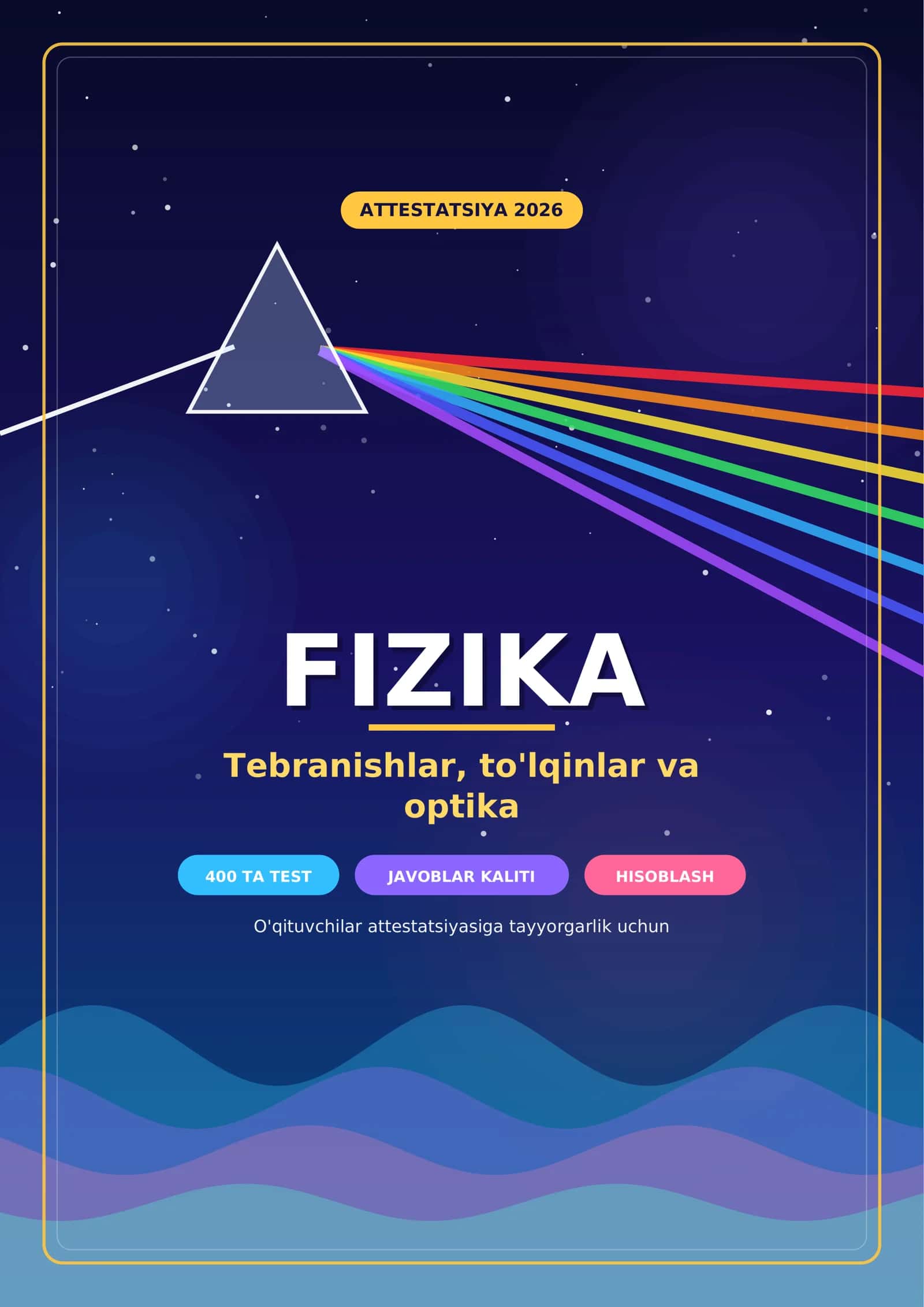 ATTESTATSIYA 2026 - FIZIKA | Fizika: Tebranishlar, to'lqinlar va optika 1