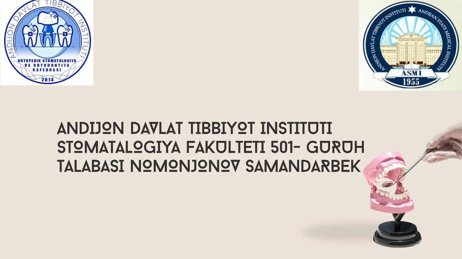 Ortopedik stomatologiyada ishlatiladigan plastmassalar va ularning turlari 1