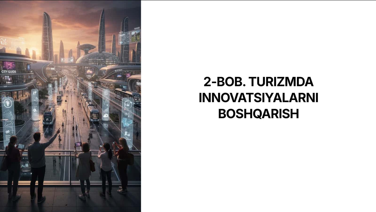 Turizm biznesini boshqarishda innovatsiyalarning roli 1