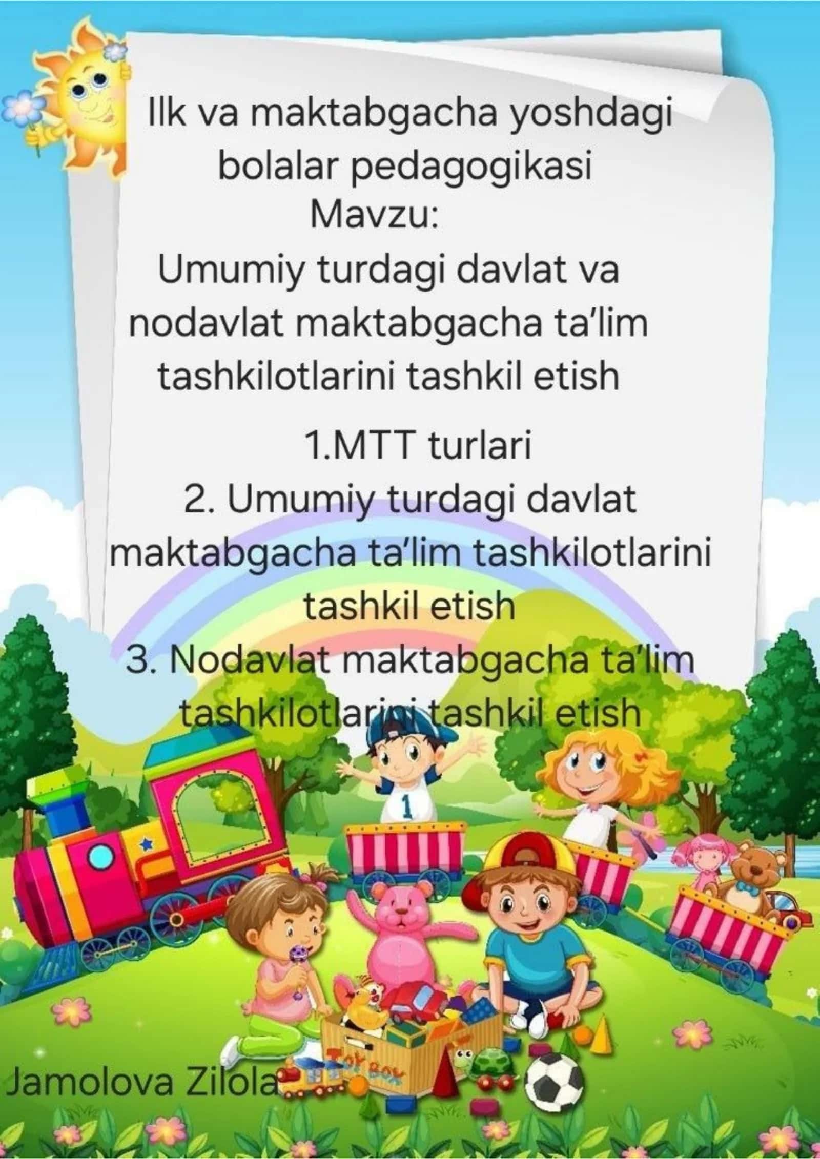 davlat va nodavlat maktabgacha ta’lim tashkilotlari 1